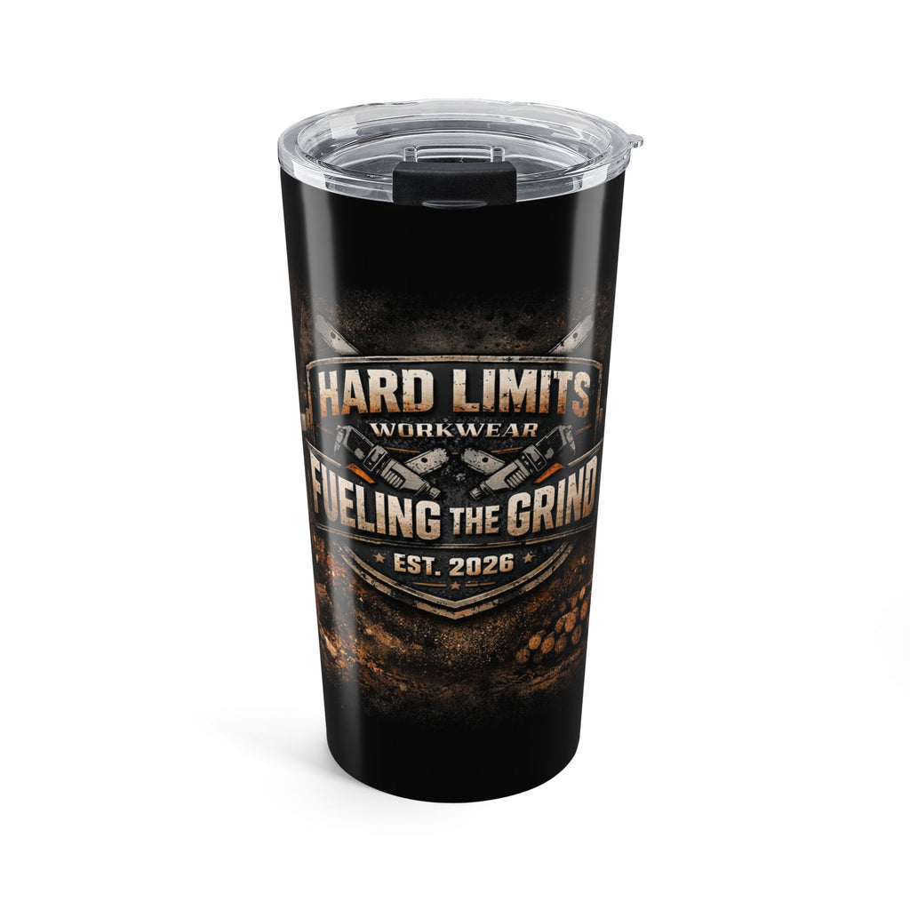 20oz 'Fueling The Grind' Workwear Tumbler - Insulated Coffee Travel Cup for Hardworking Trades
