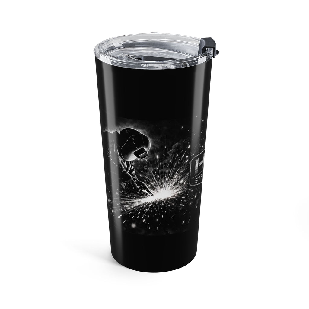 20oz Stainless Tumbler – HLW Strike & Burn Black Insulated Travel Cup