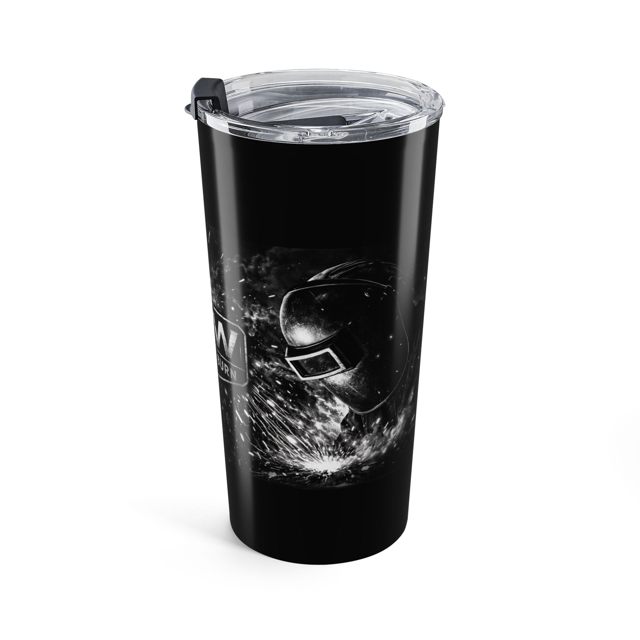 20oz Stainless Tumbler – HLW Strike & Burn Black Insulated Travel Cup
