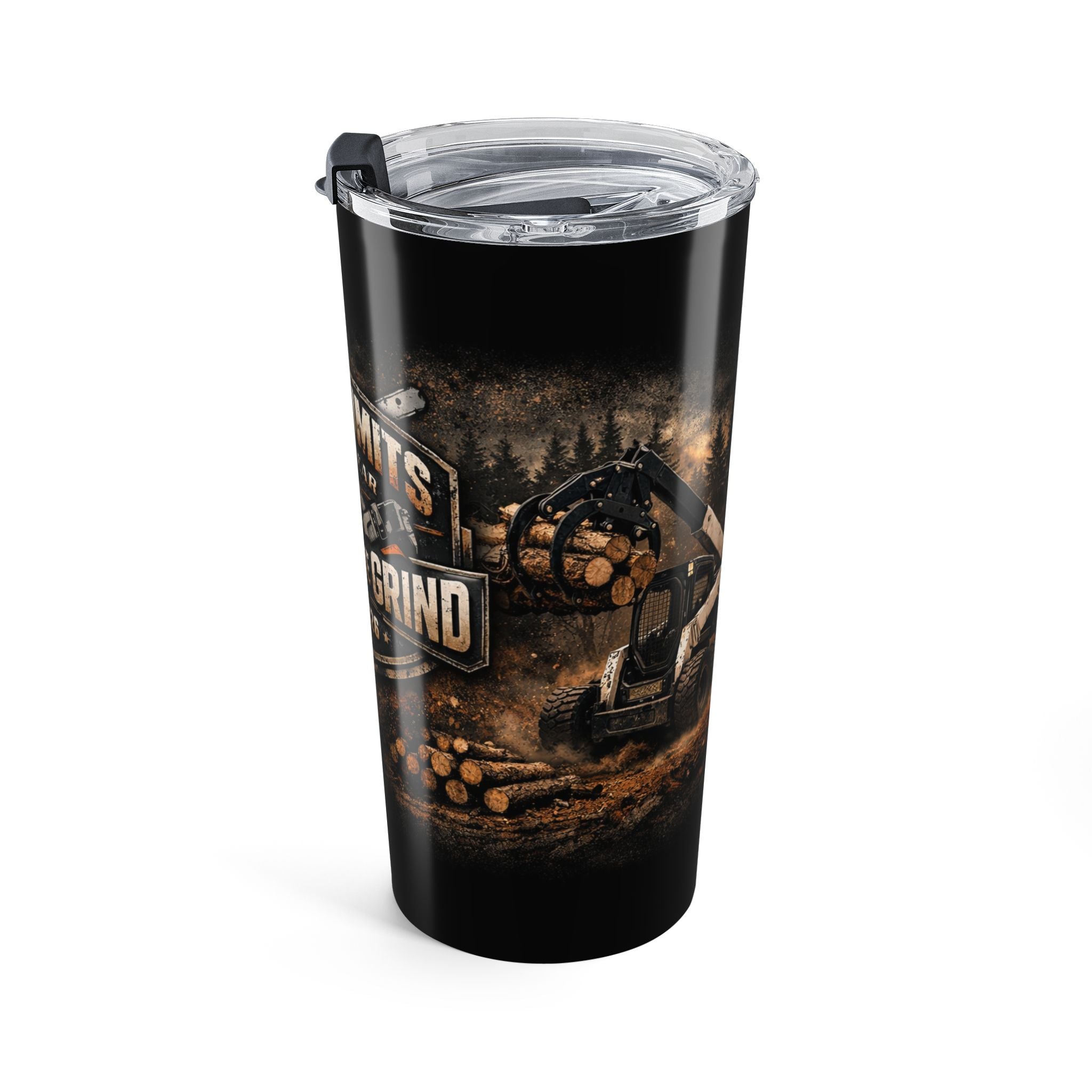 20oz 'Fueling The Grind' Workwear Tumbler - Insulated Coffee Travel Cup for Hardworking Trades