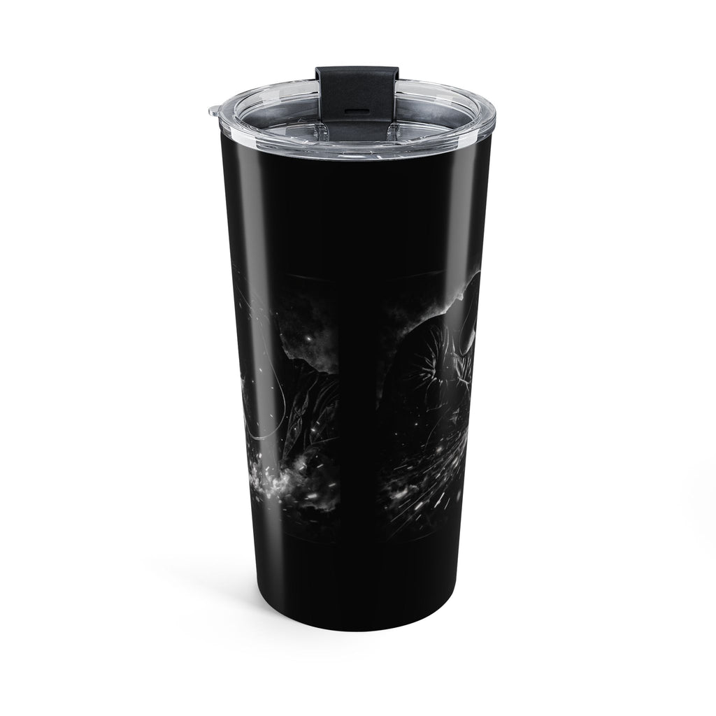 20oz Stainless Tumbler – HLW Strike & Burn Black Insulated Travel Cup