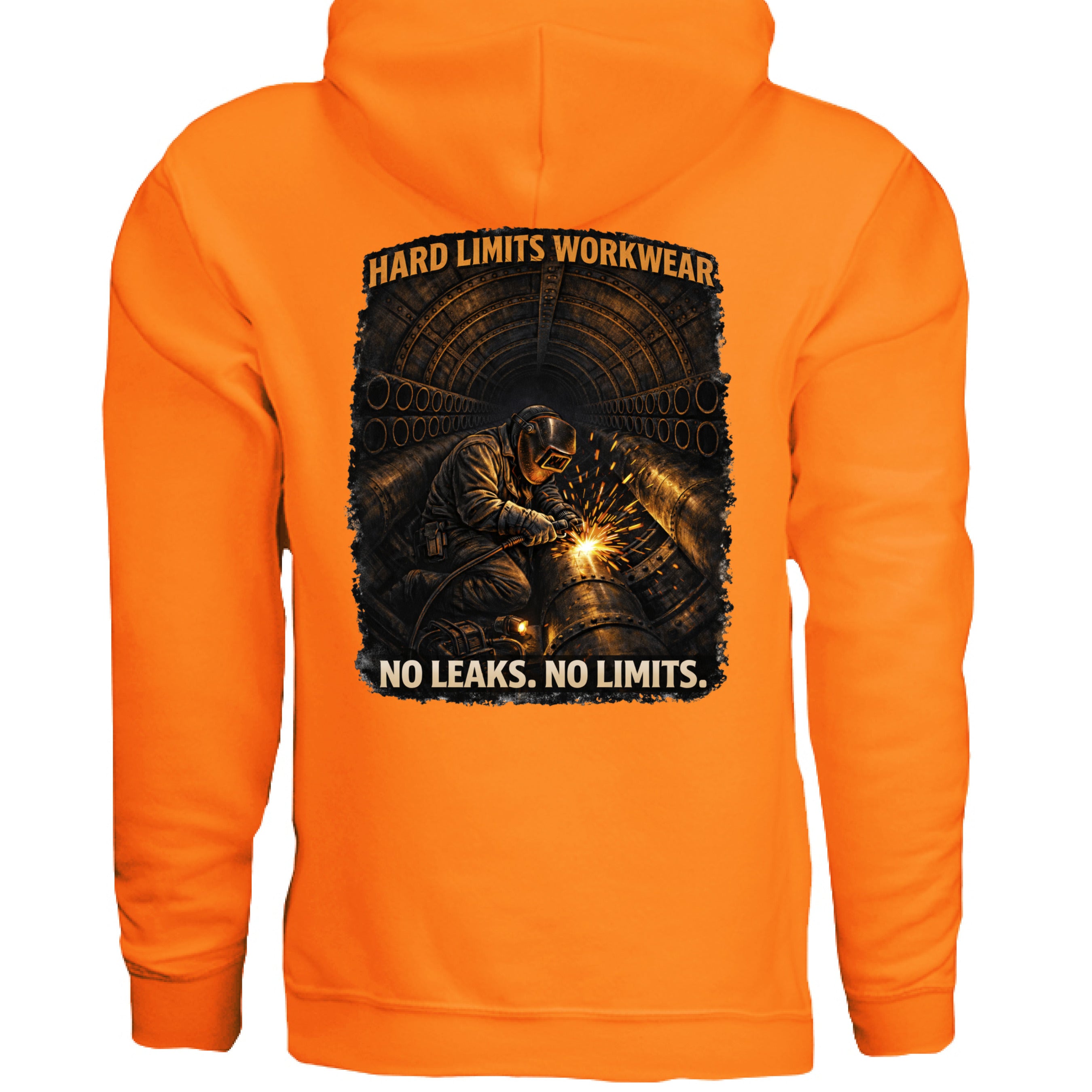 SAFETY ORANGE - BACK