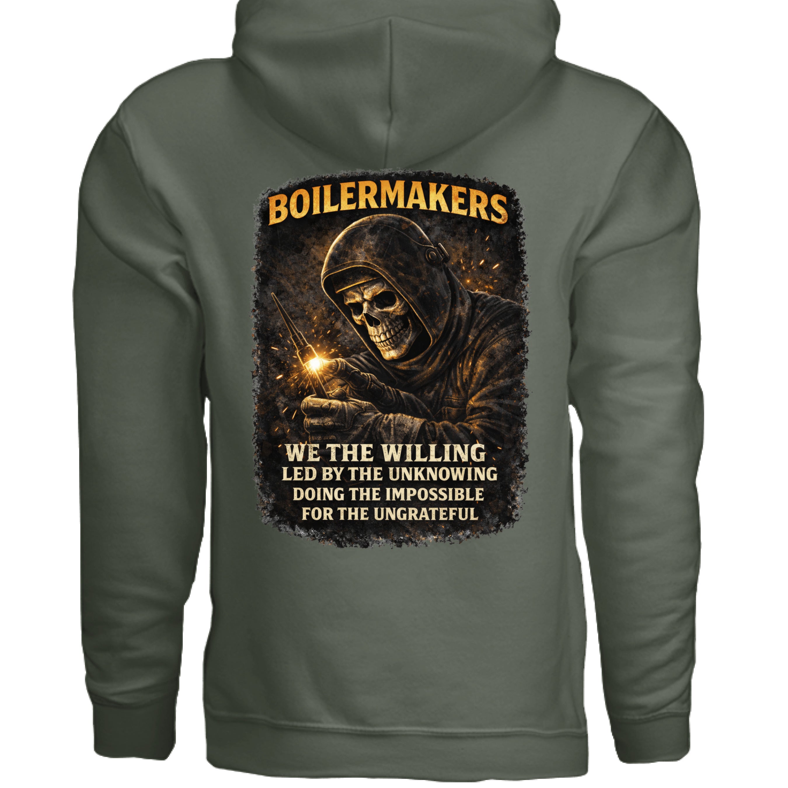 MILITARY GREEN - BACK