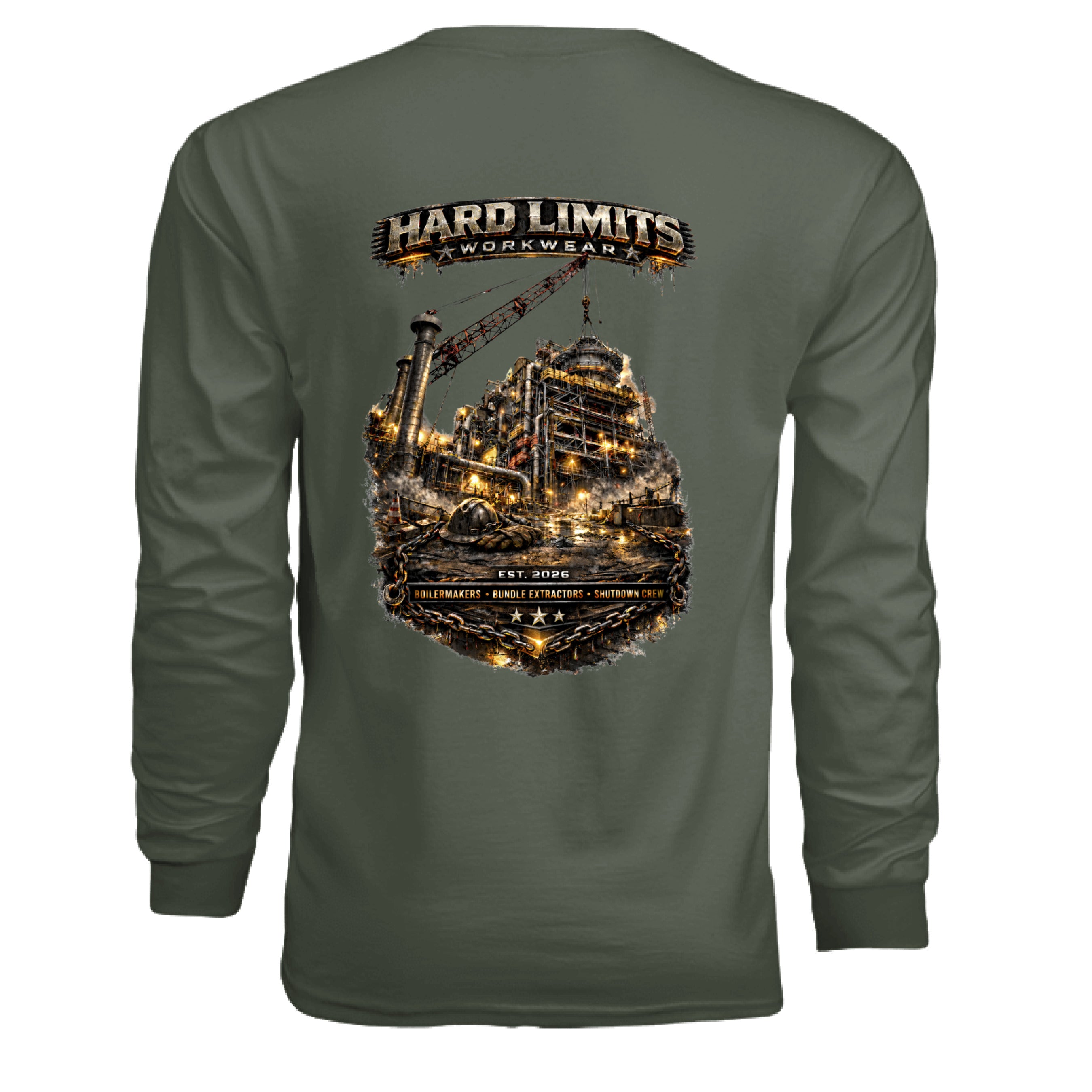 MILITARY GREEN - BACK