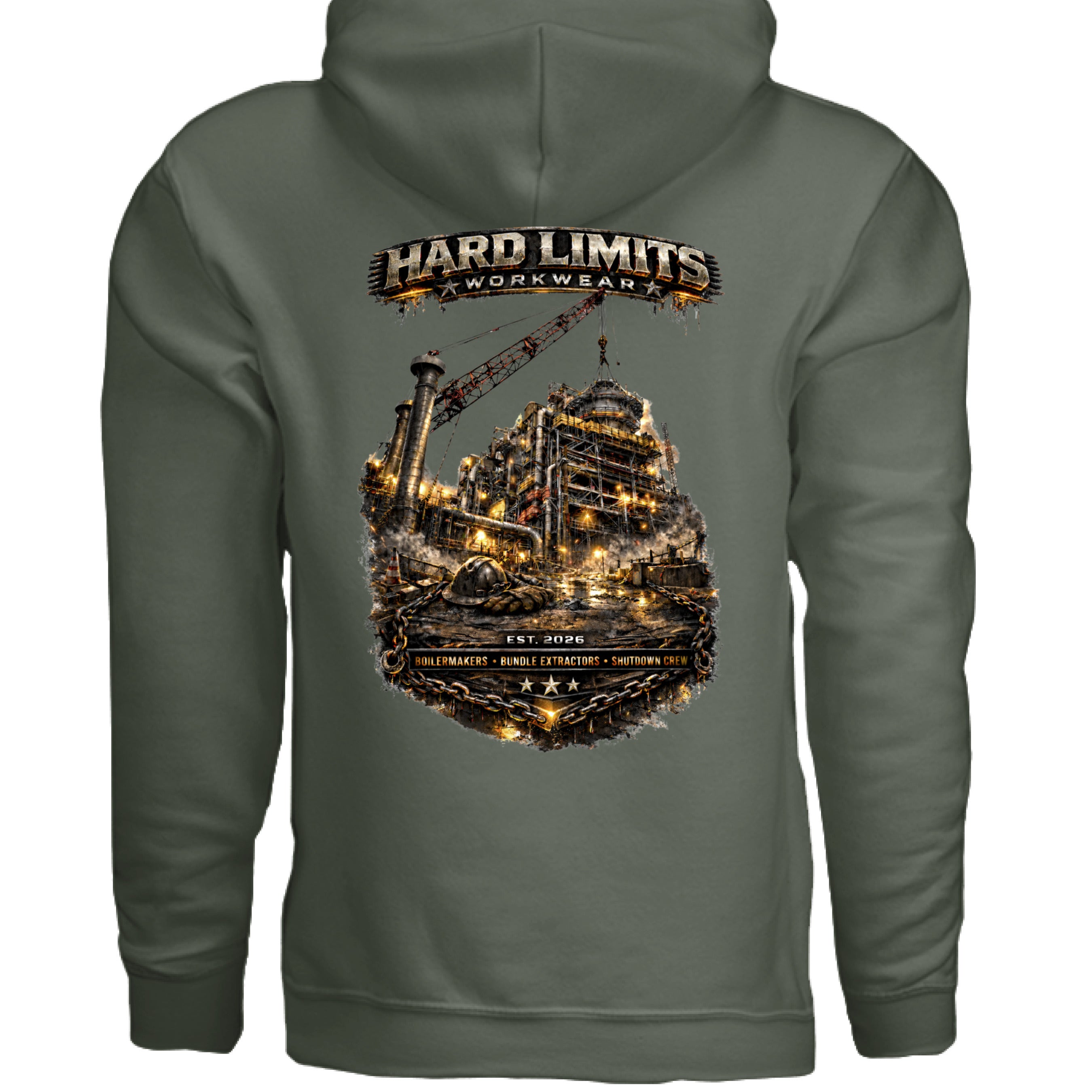 MILITARY GREEN - BACK