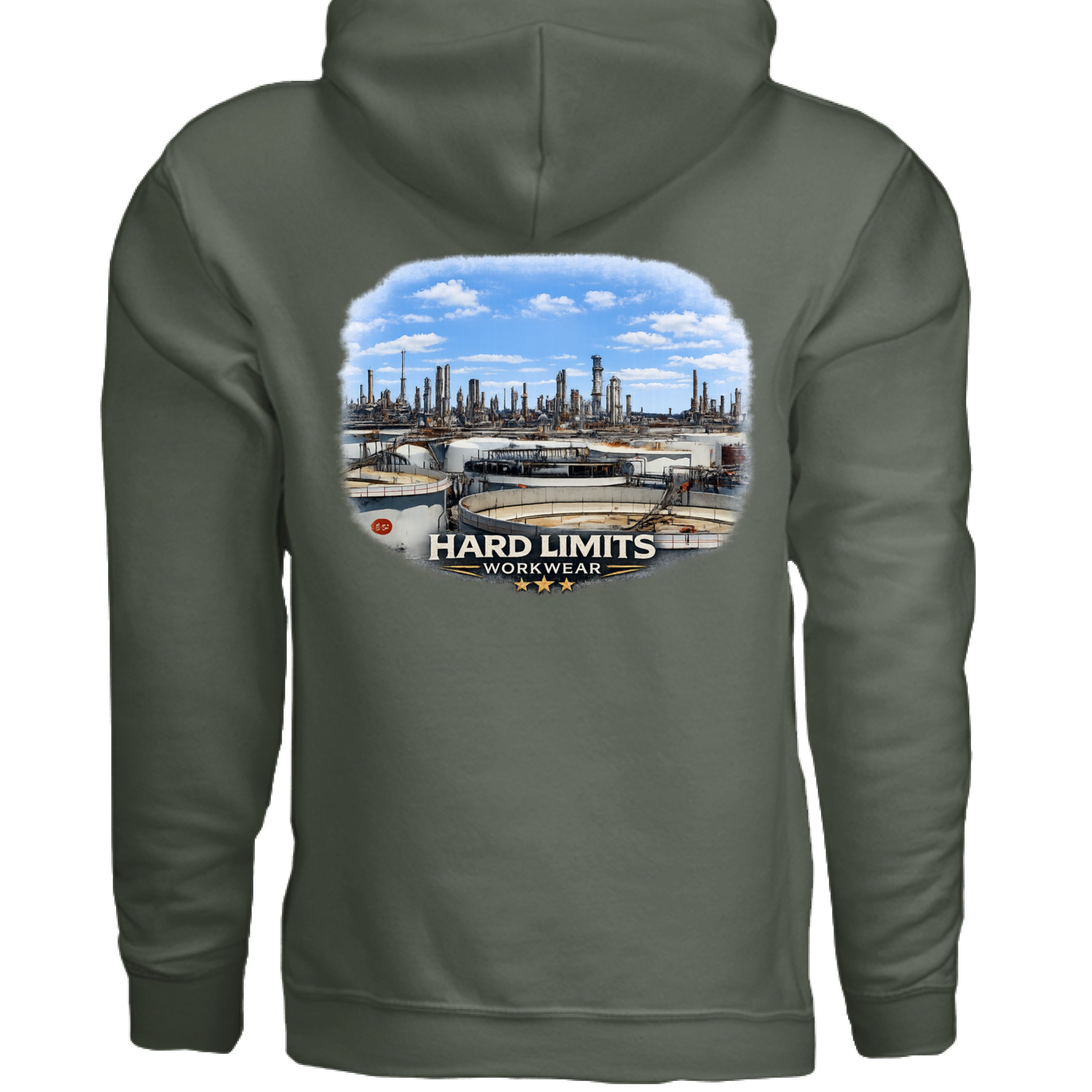 MILITARY GREEN - BACK