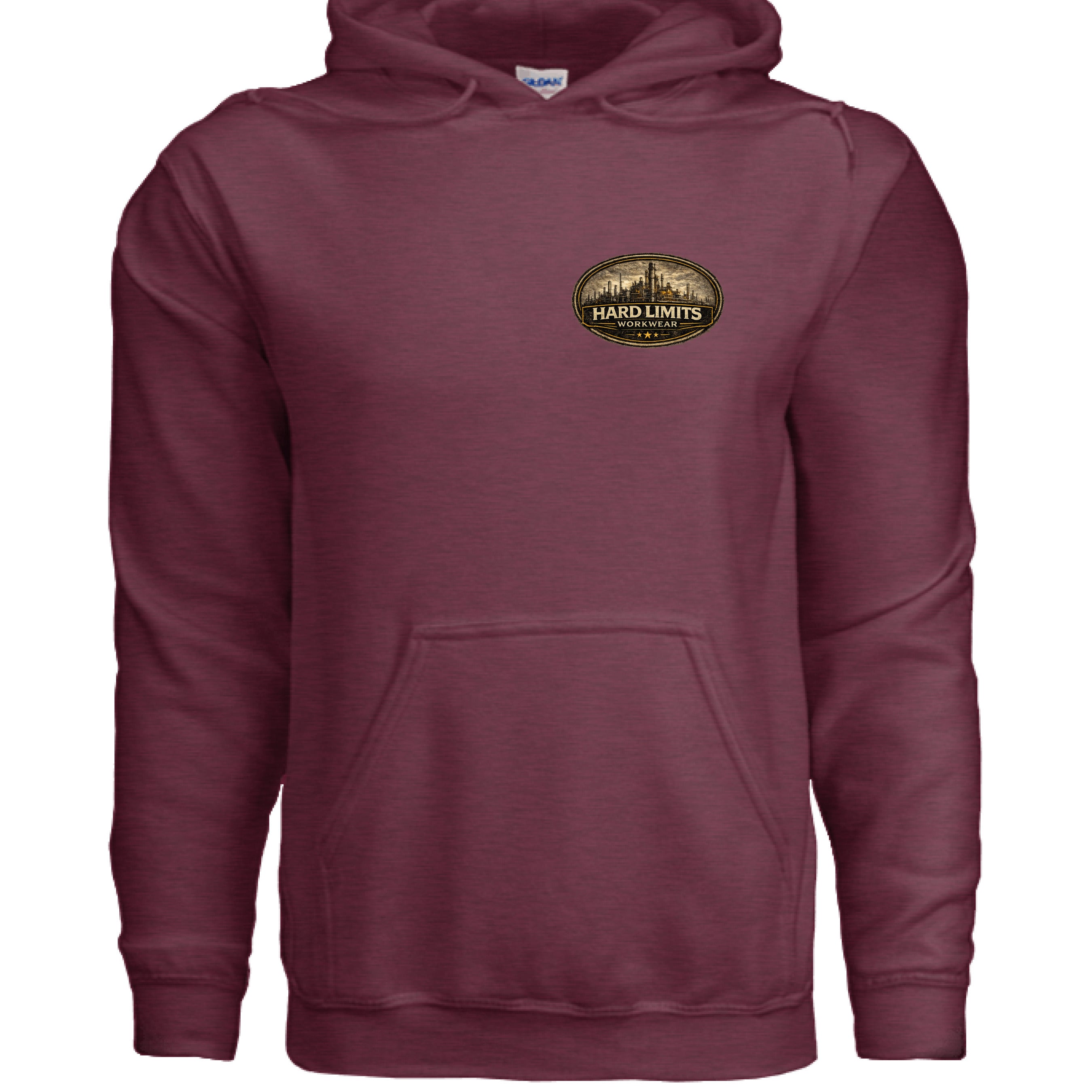 Heather Sport Dark Maroon - FRONT