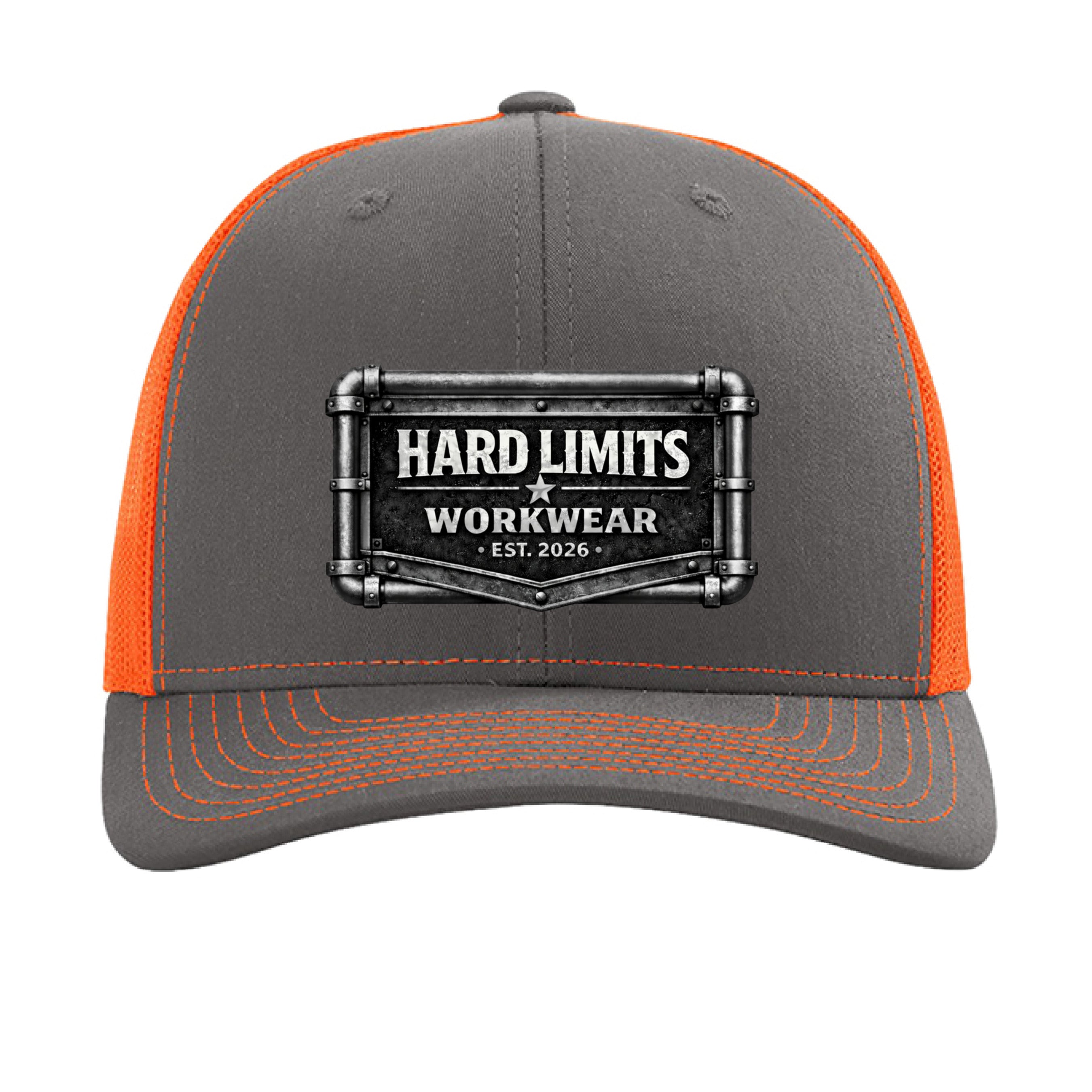 Charcoal/ Neon Orange - FRONT