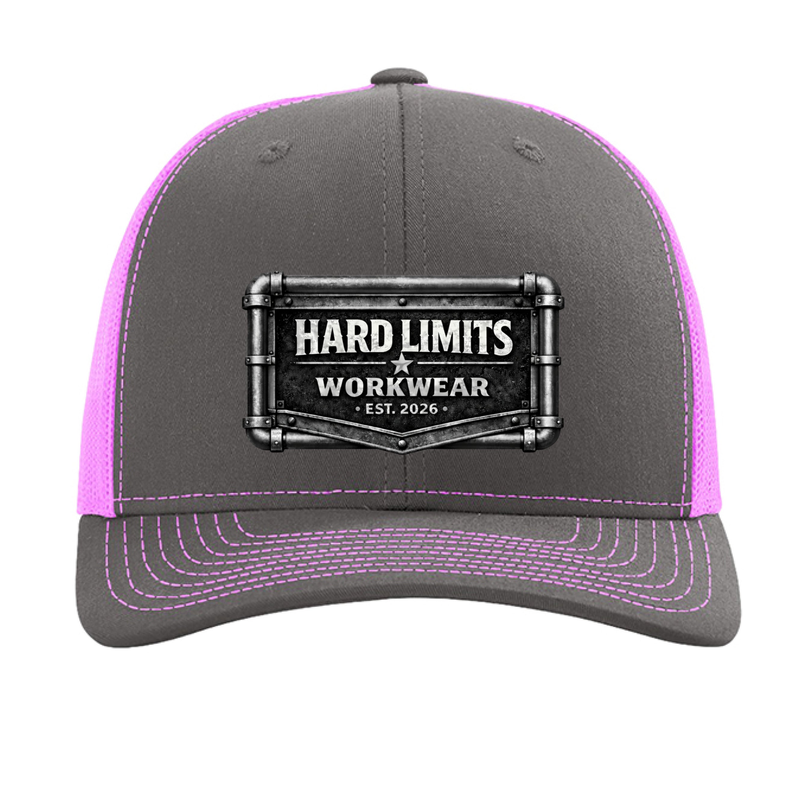 Charcoal/ Neon Pink - FRONT