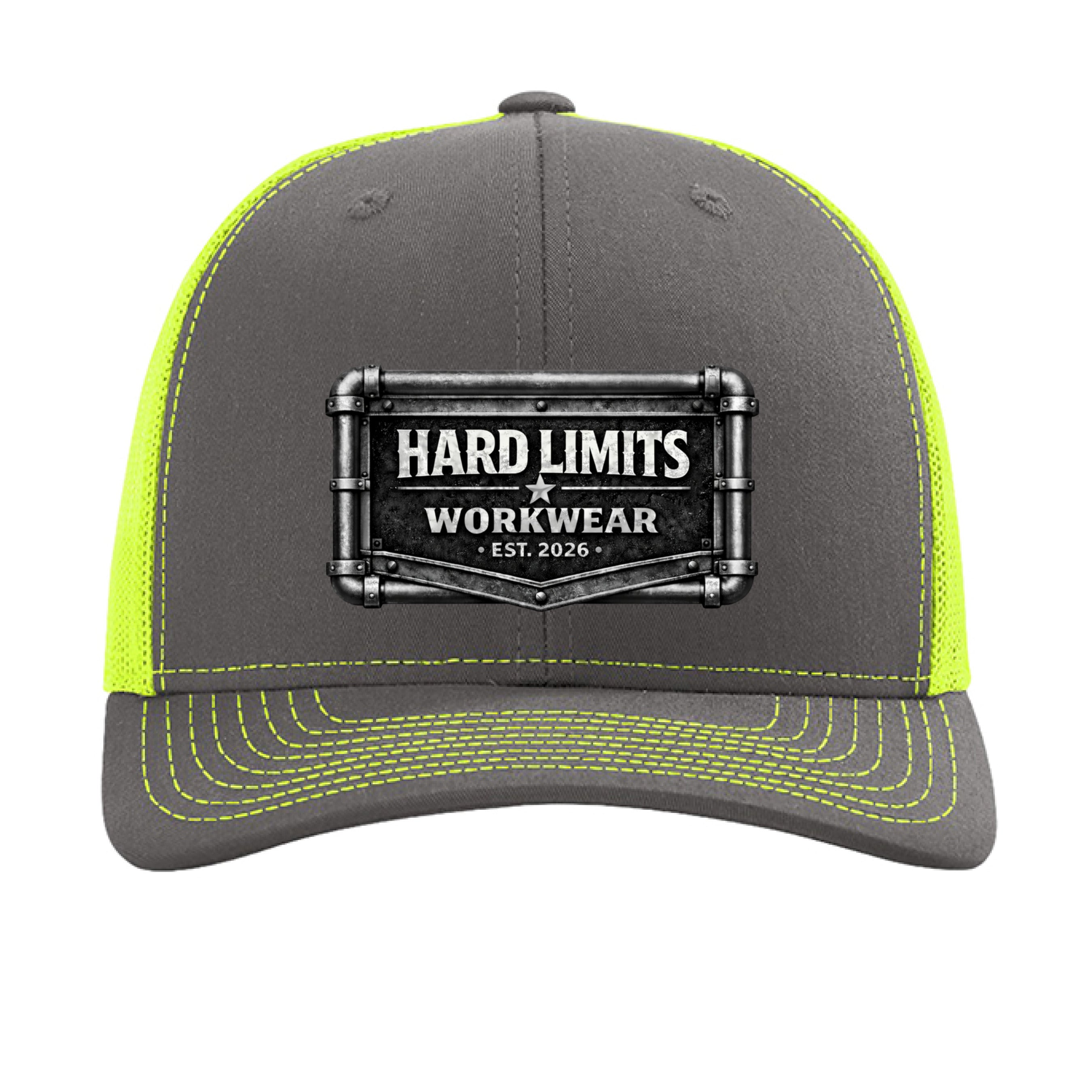 Charcoal/ Neon Yellow - FRONT