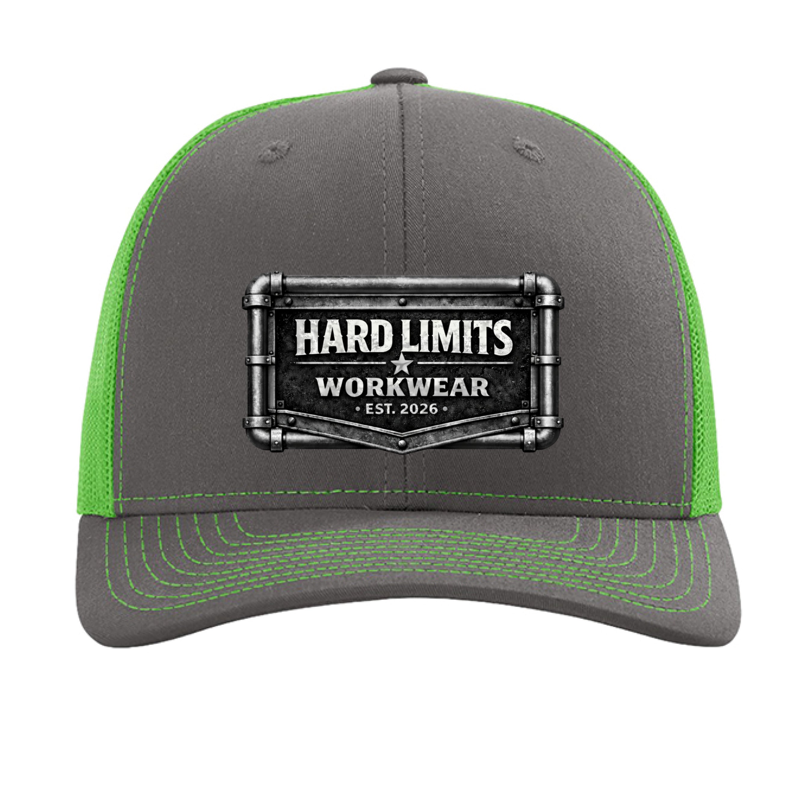 Charcoal/ Neon Green - FRONT