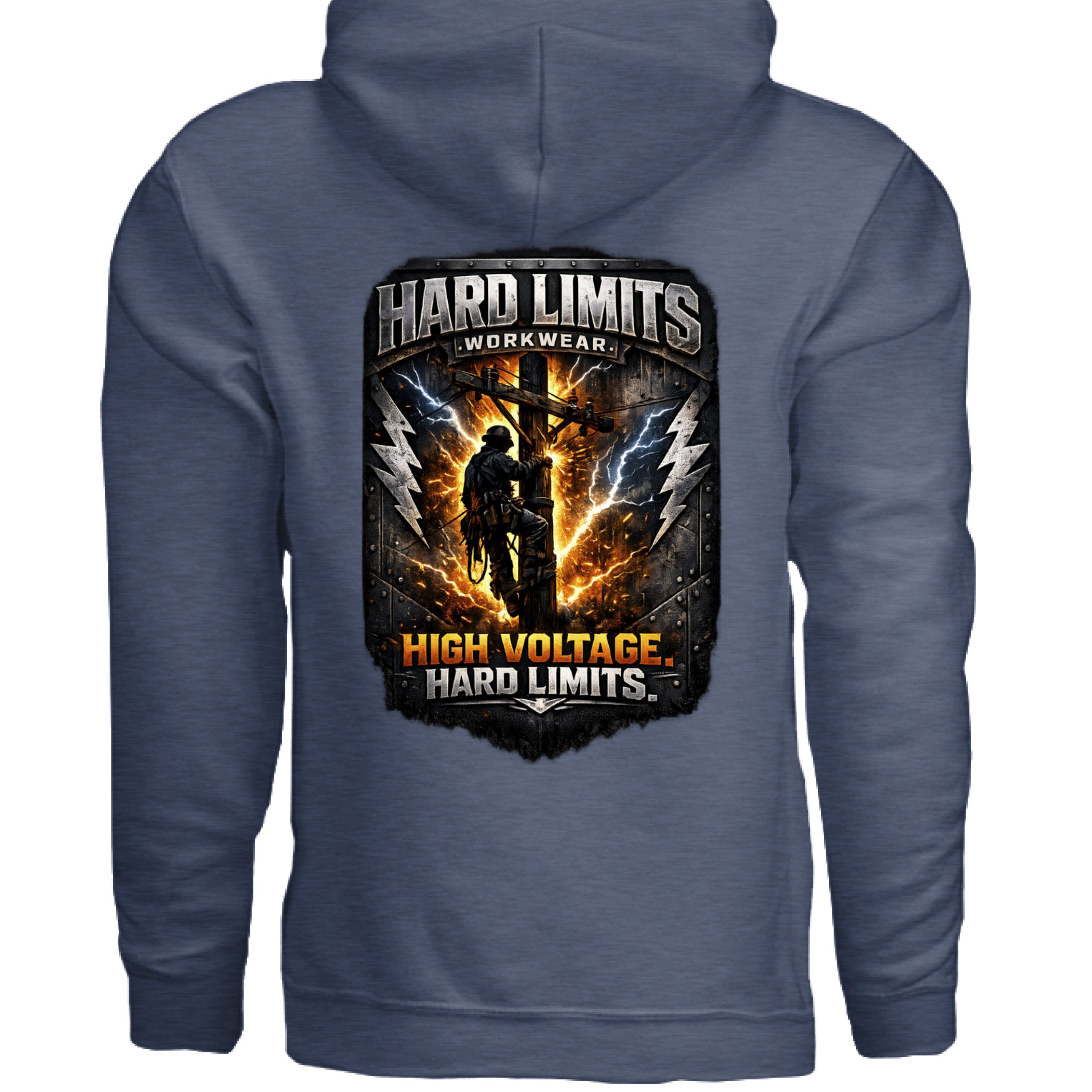 Heather Sport Dark Navy - BACK