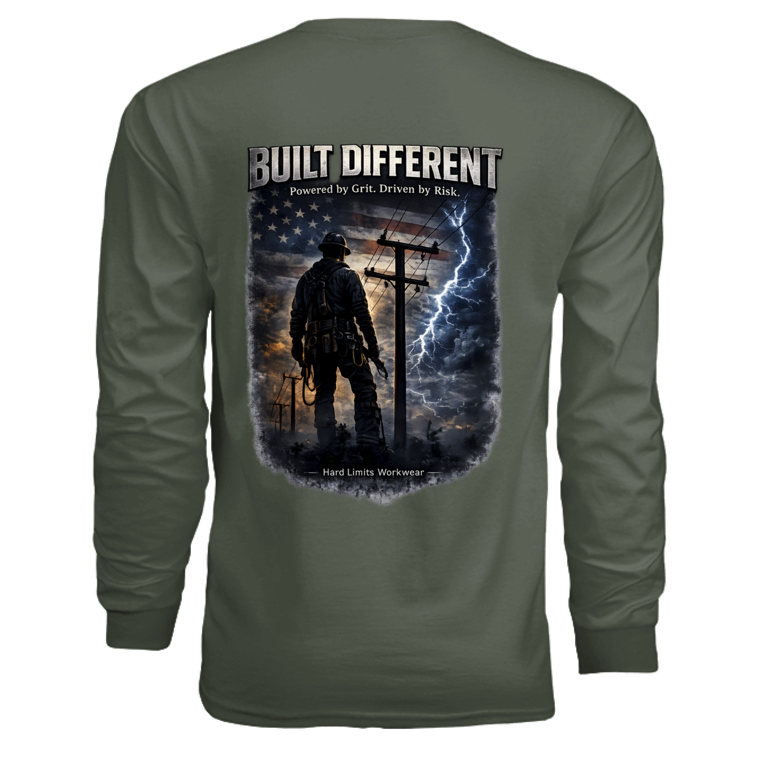 MILITARY GREEN - BACK