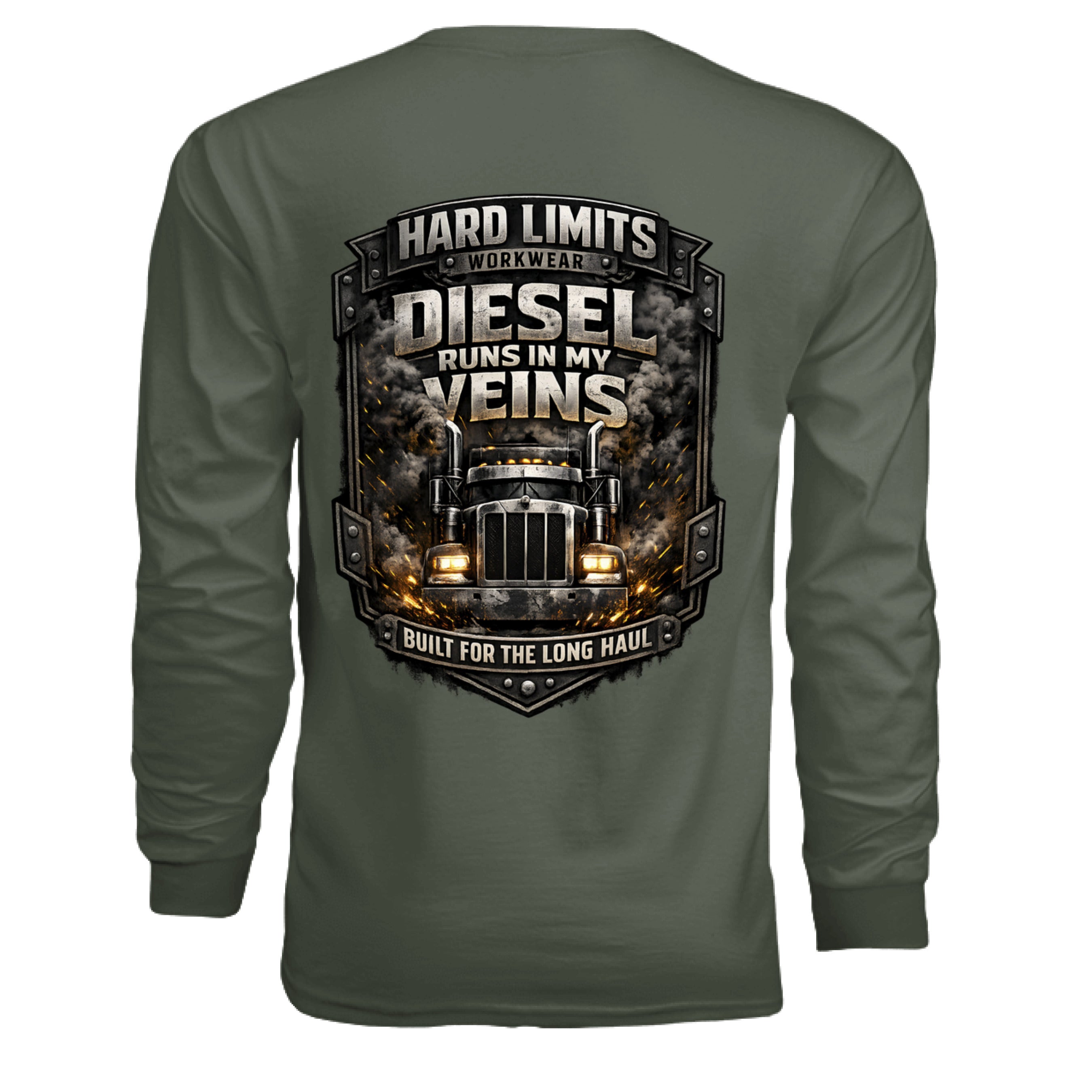 MILITARY GREEN - BACK