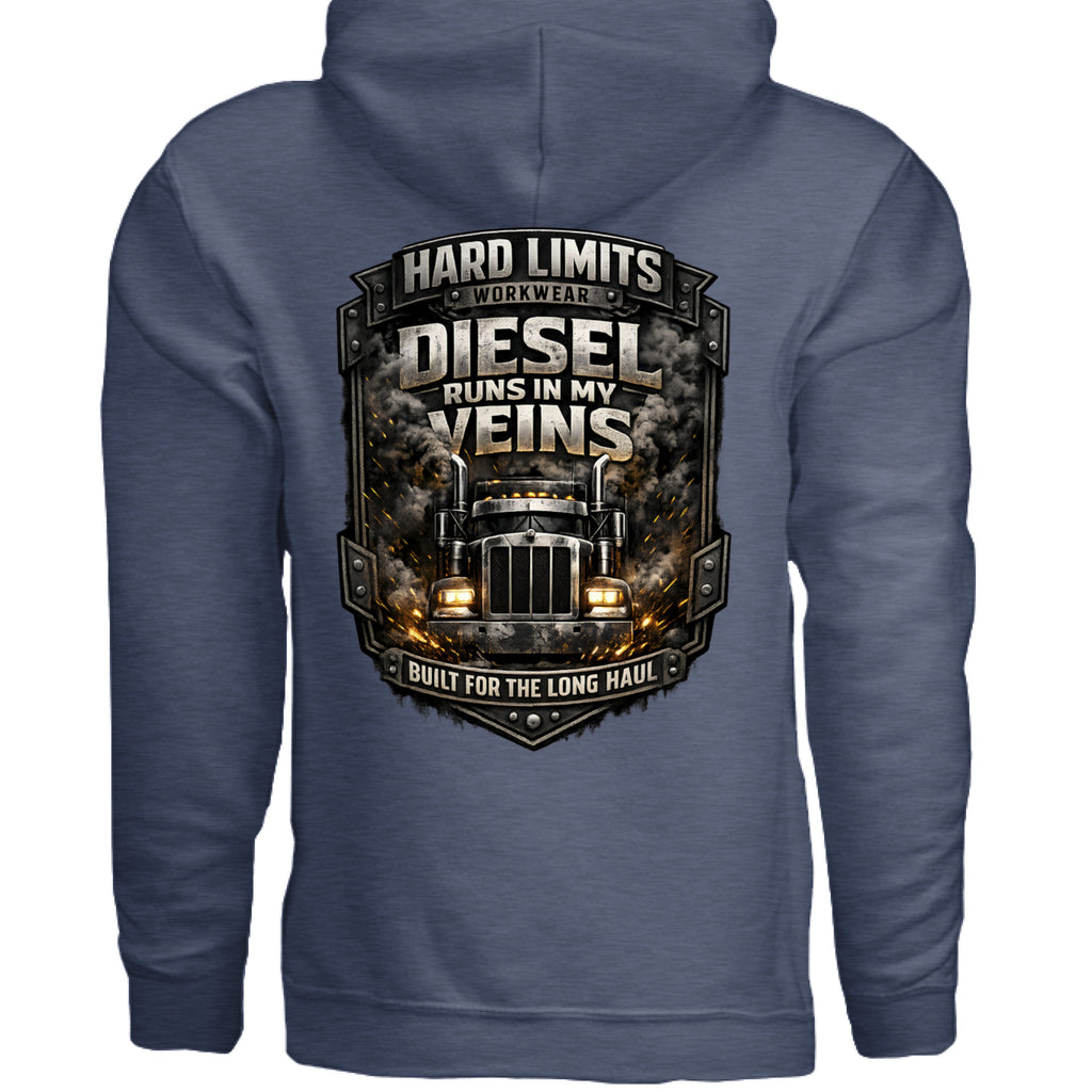 Heather Sport Dark Navy - BACK