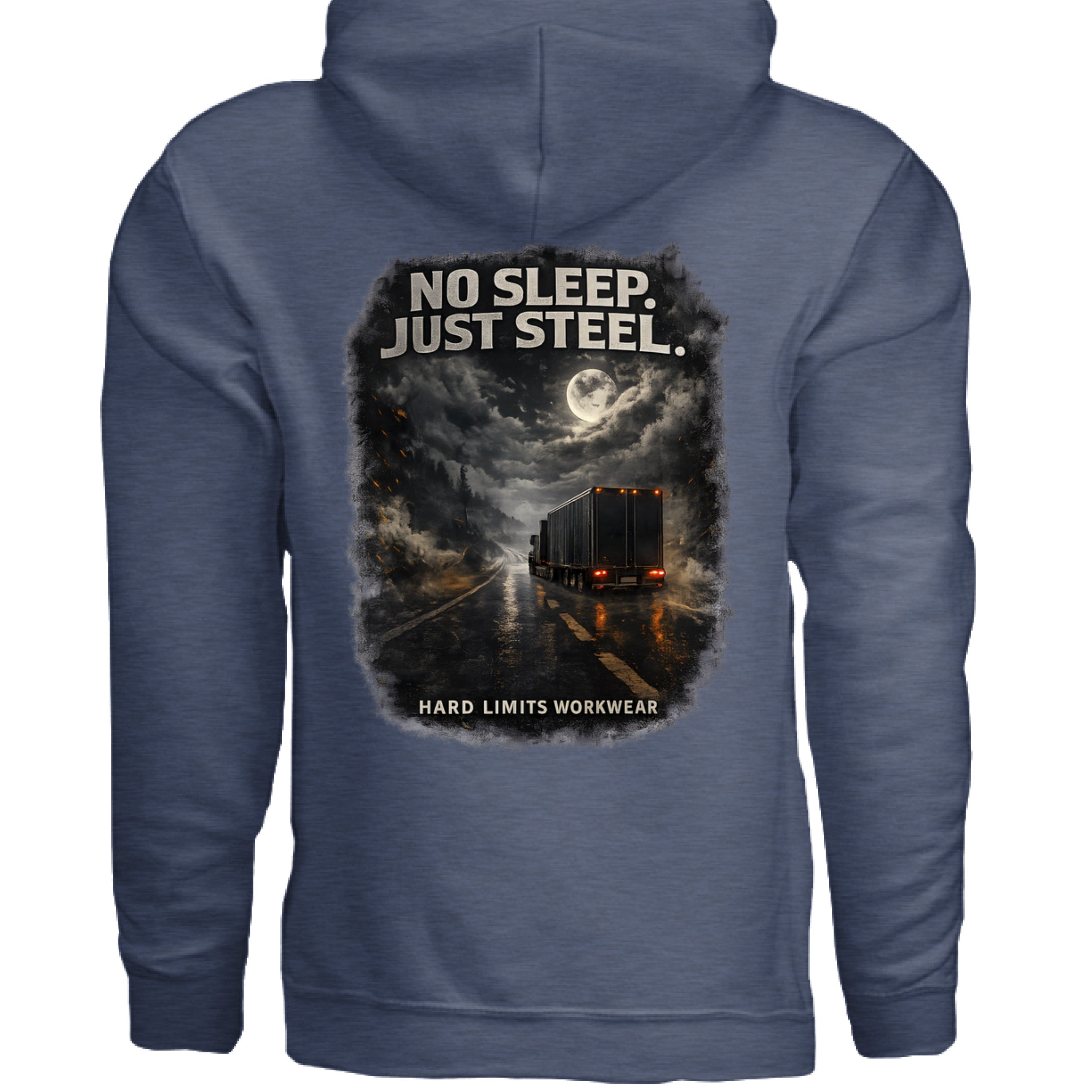 Heather Sport Dark Navy - BACK