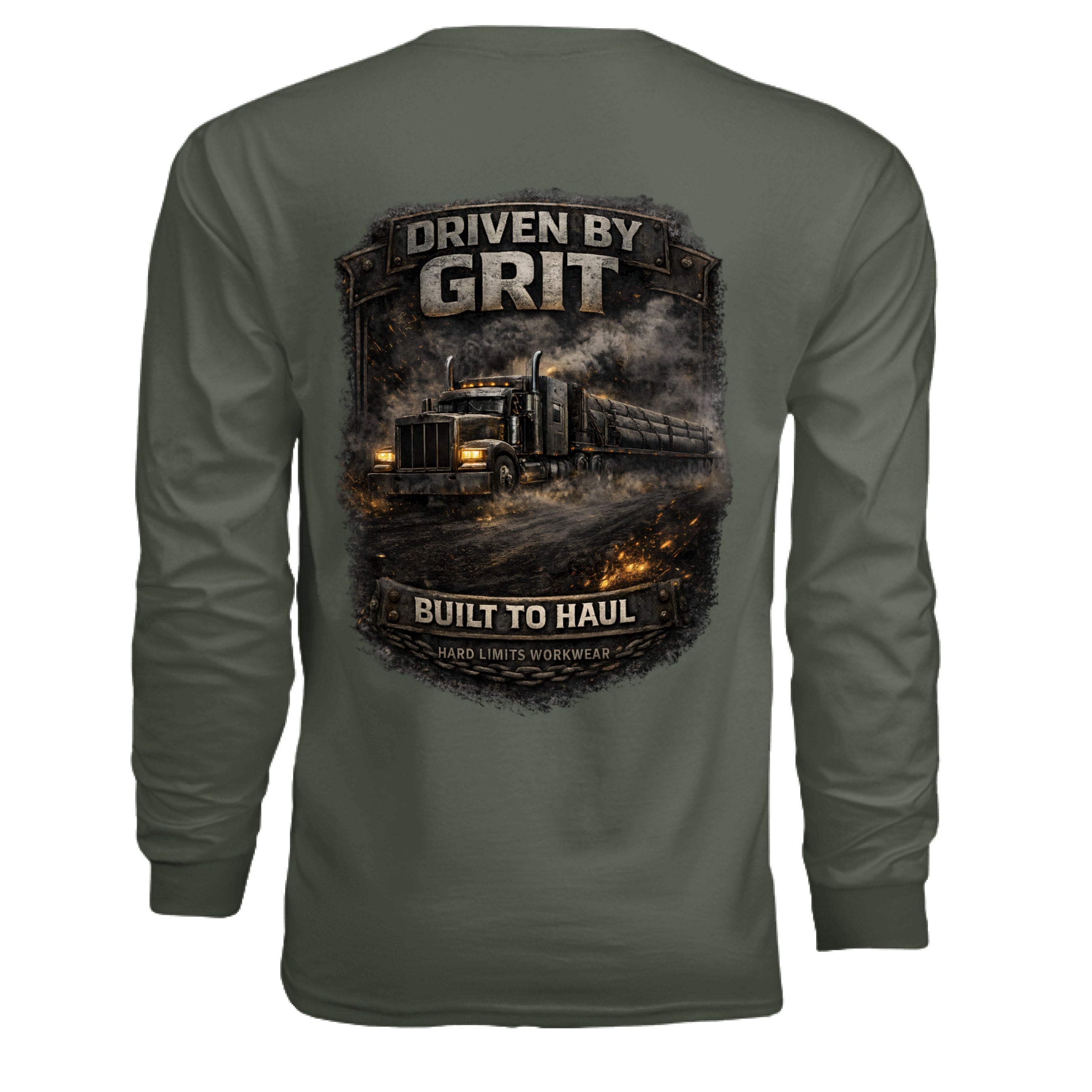 MILITARY GREEN - BACK