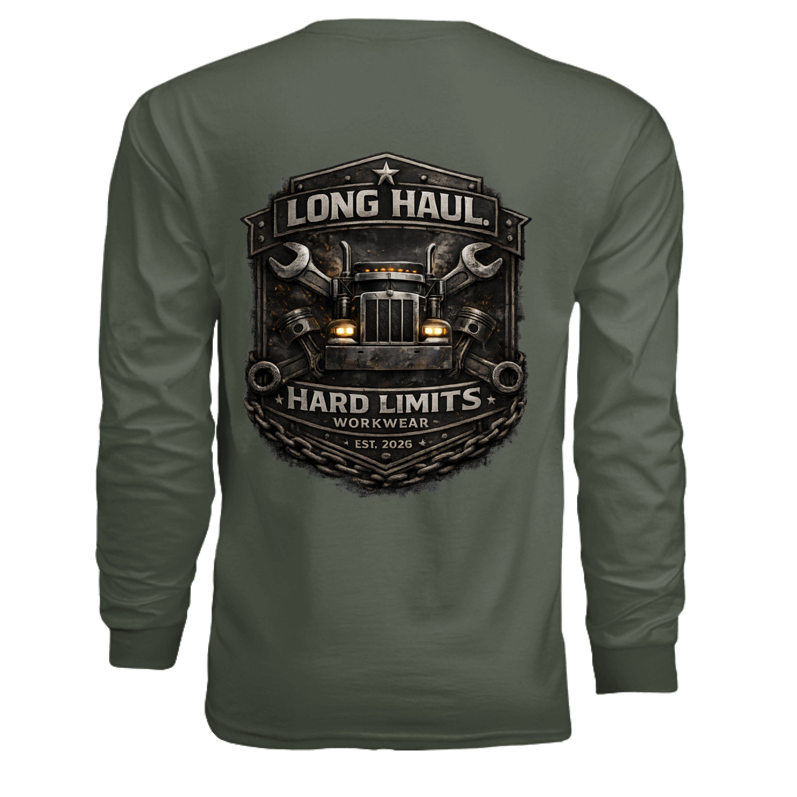 MILITARY GREEN - BACK