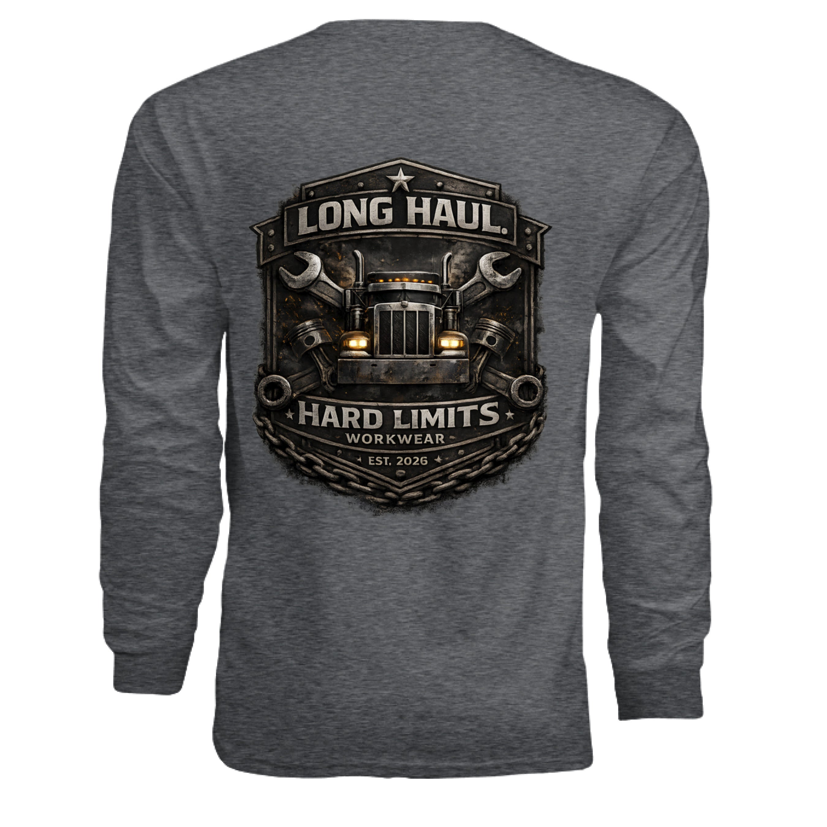 DARK HEATHER - BACK
