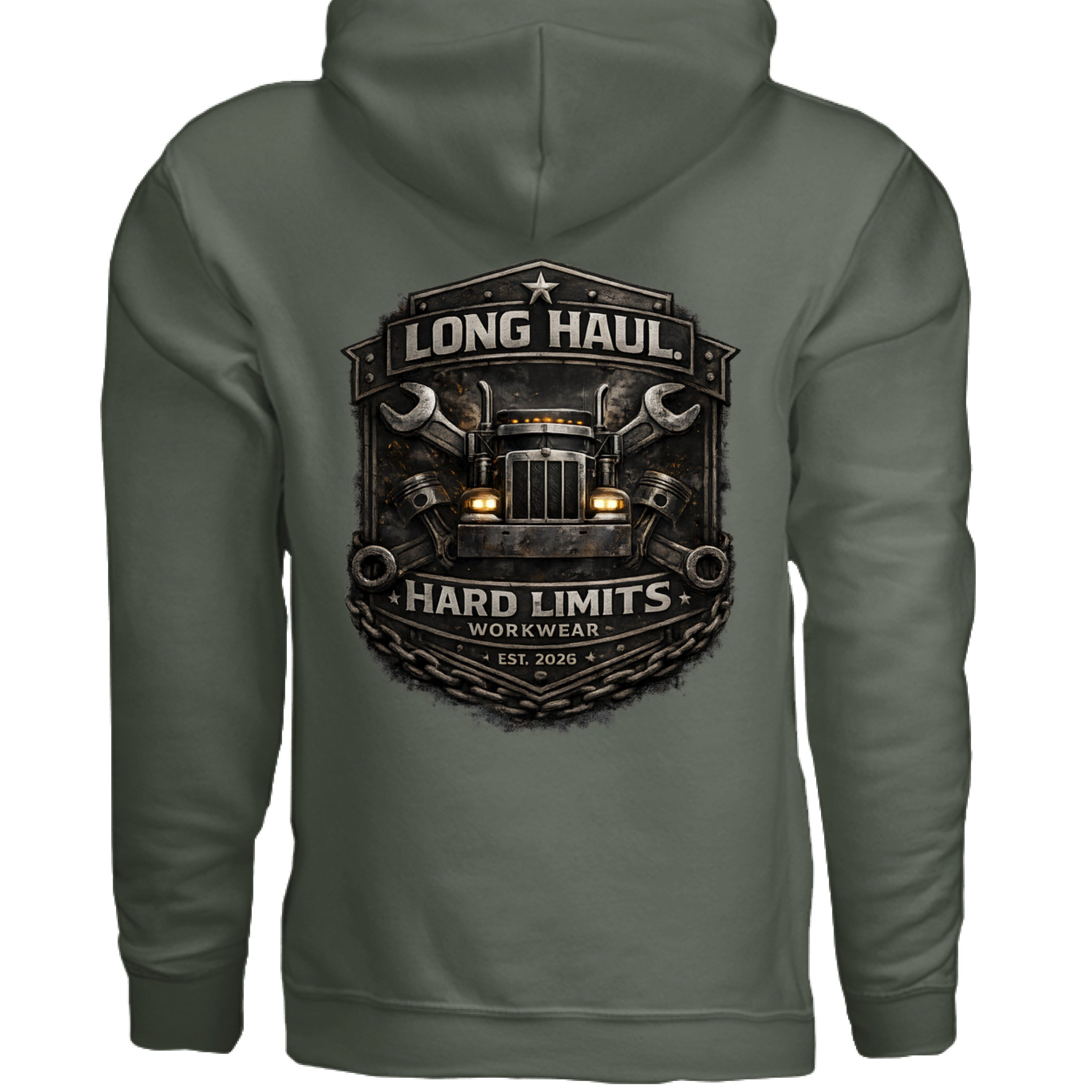 MILITARY GREEN - BACK
