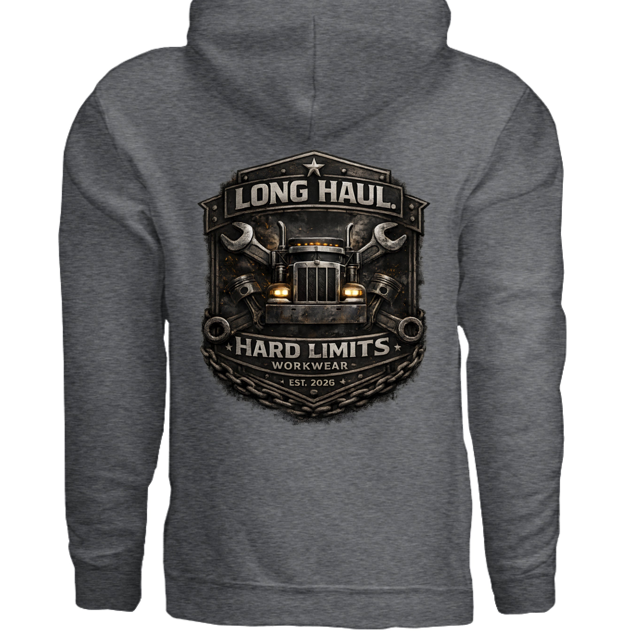 DARK HEATHER - BACK
