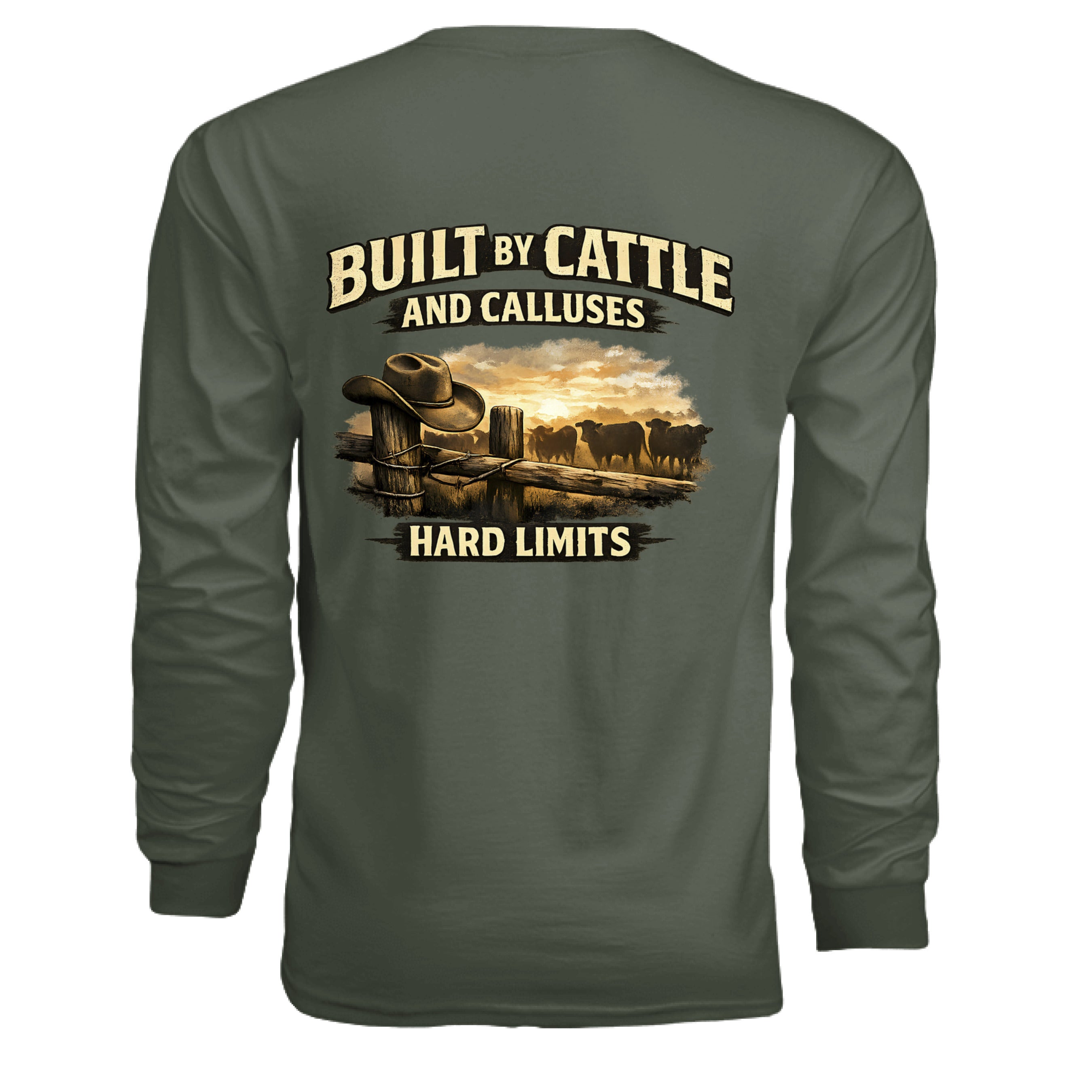 MILITARY GREEN - BACK