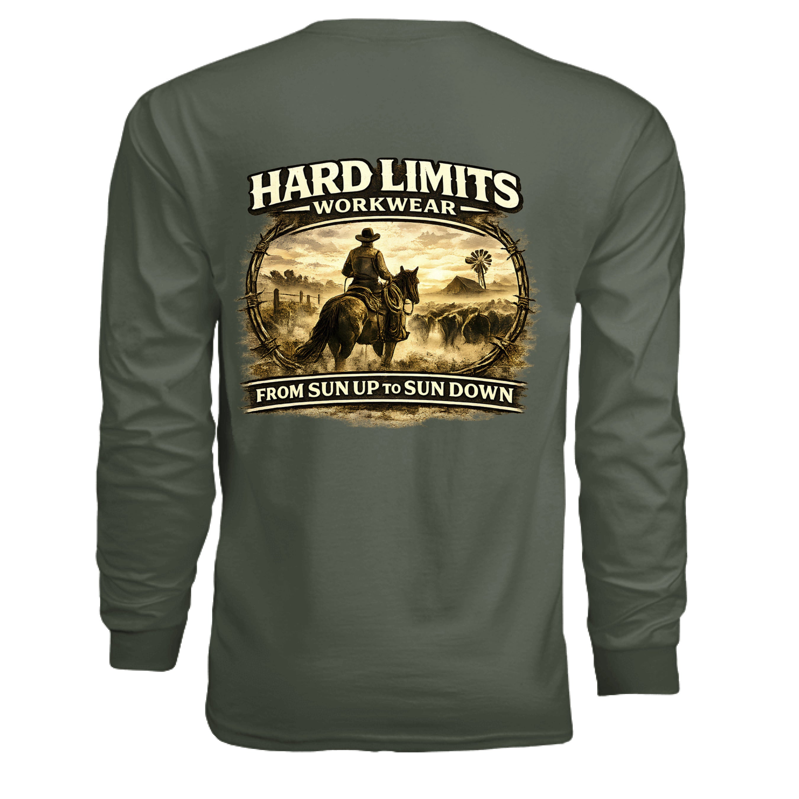 MILITARY GREEN - BACK