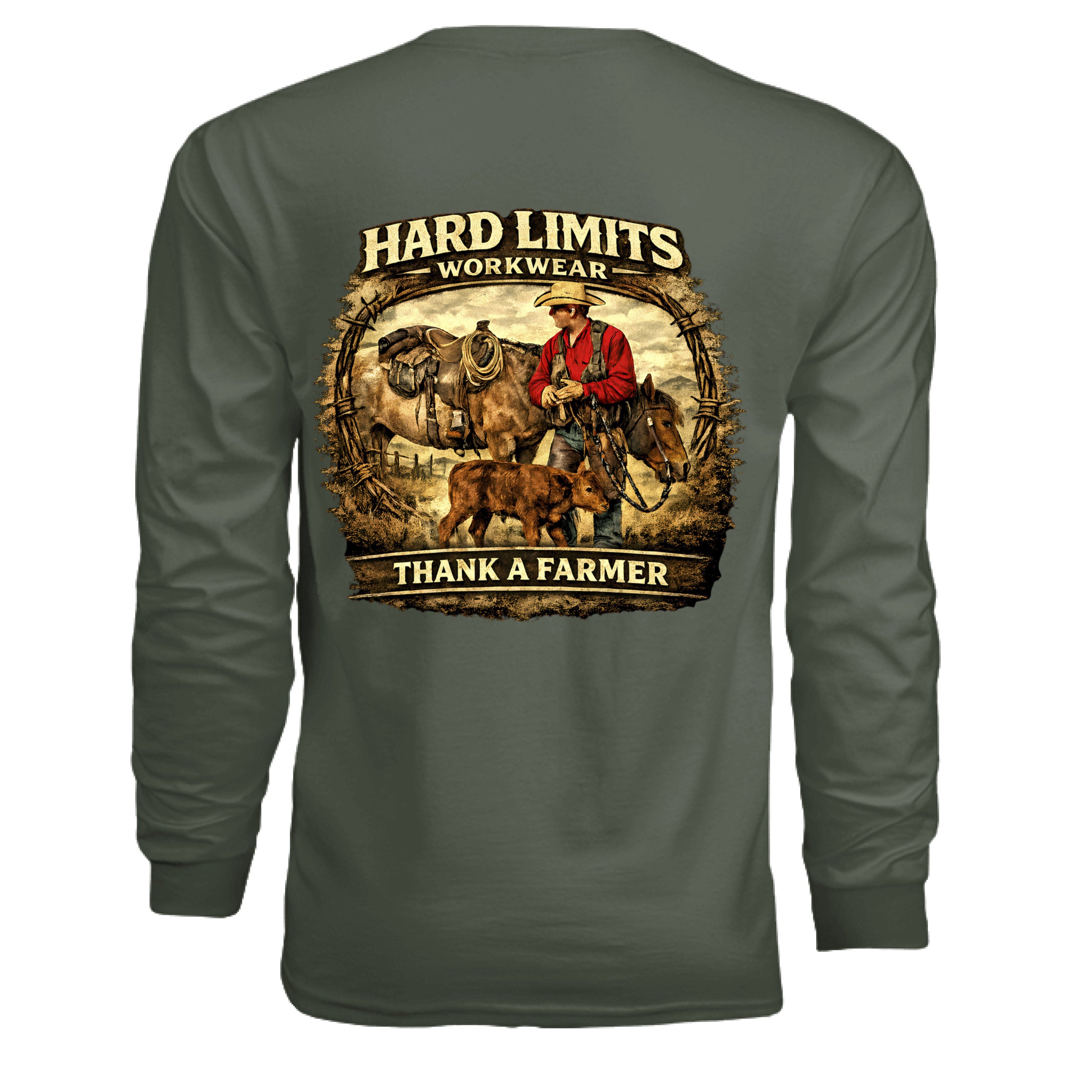 MILITARY GREEN - BACK