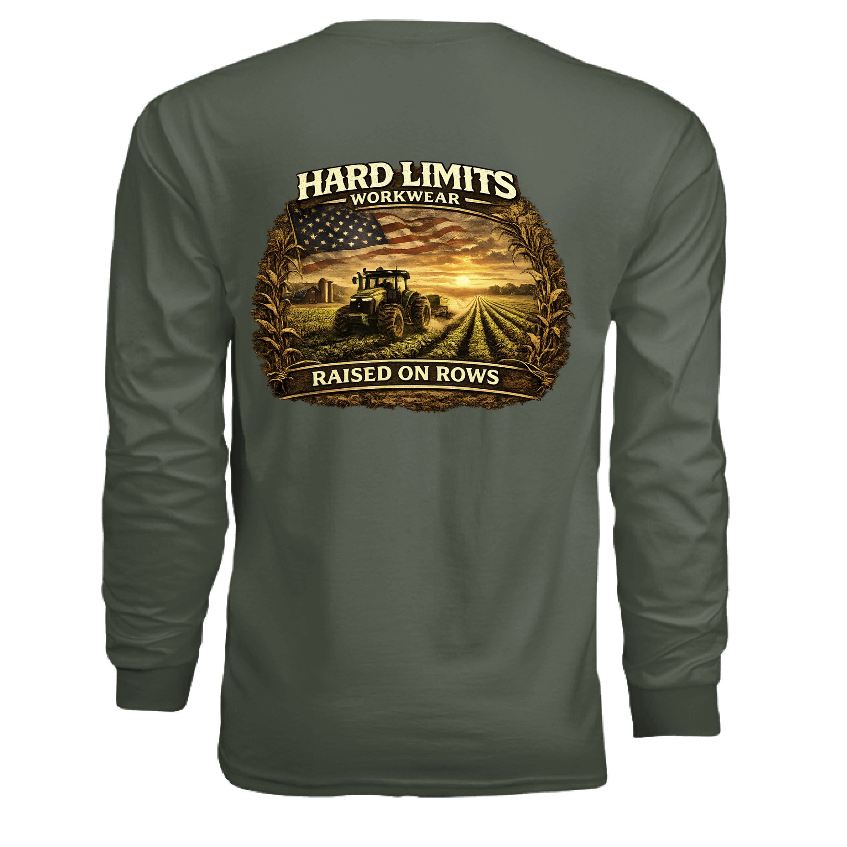 MILITARY GREEN - BACK