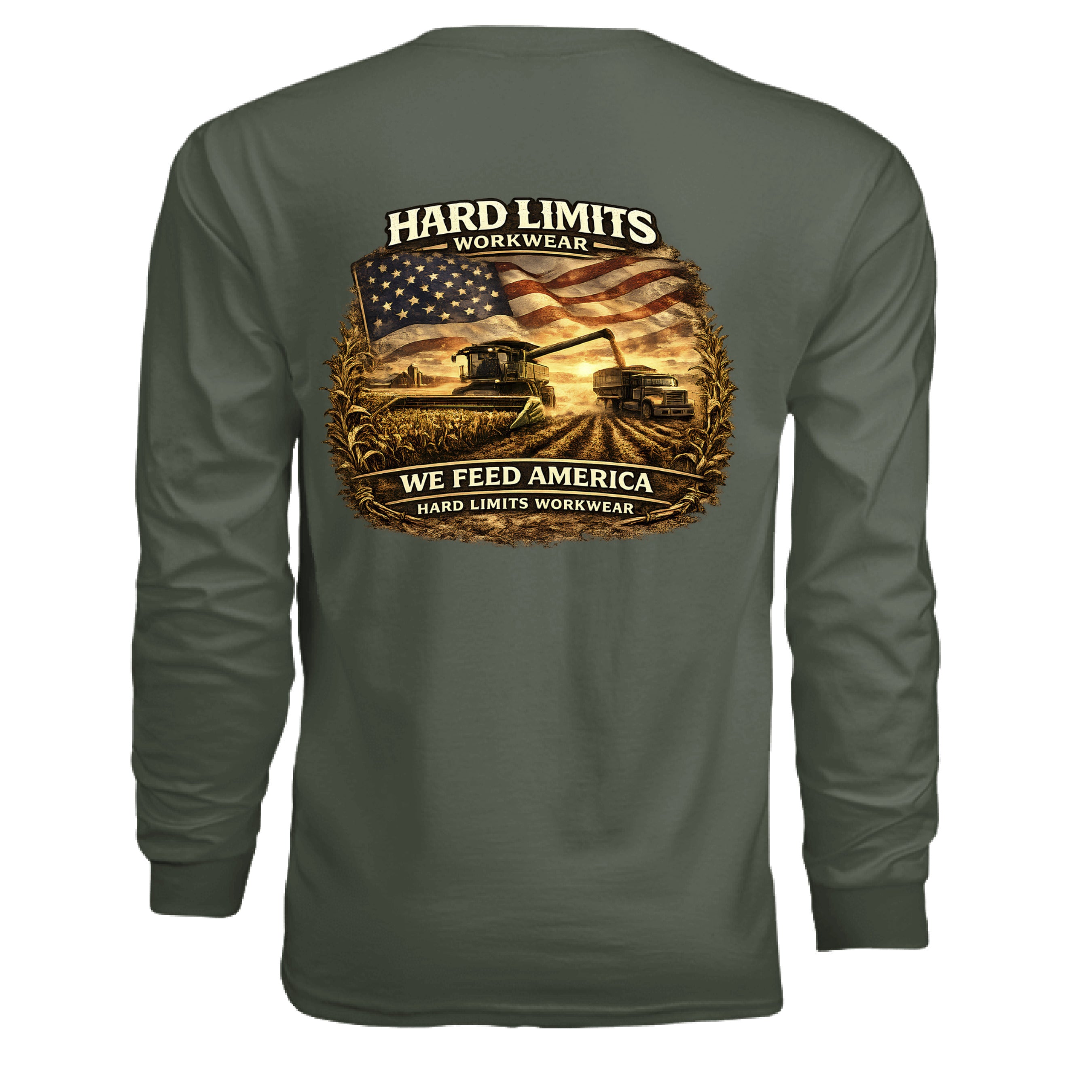 MILITARY GREEN - BACK