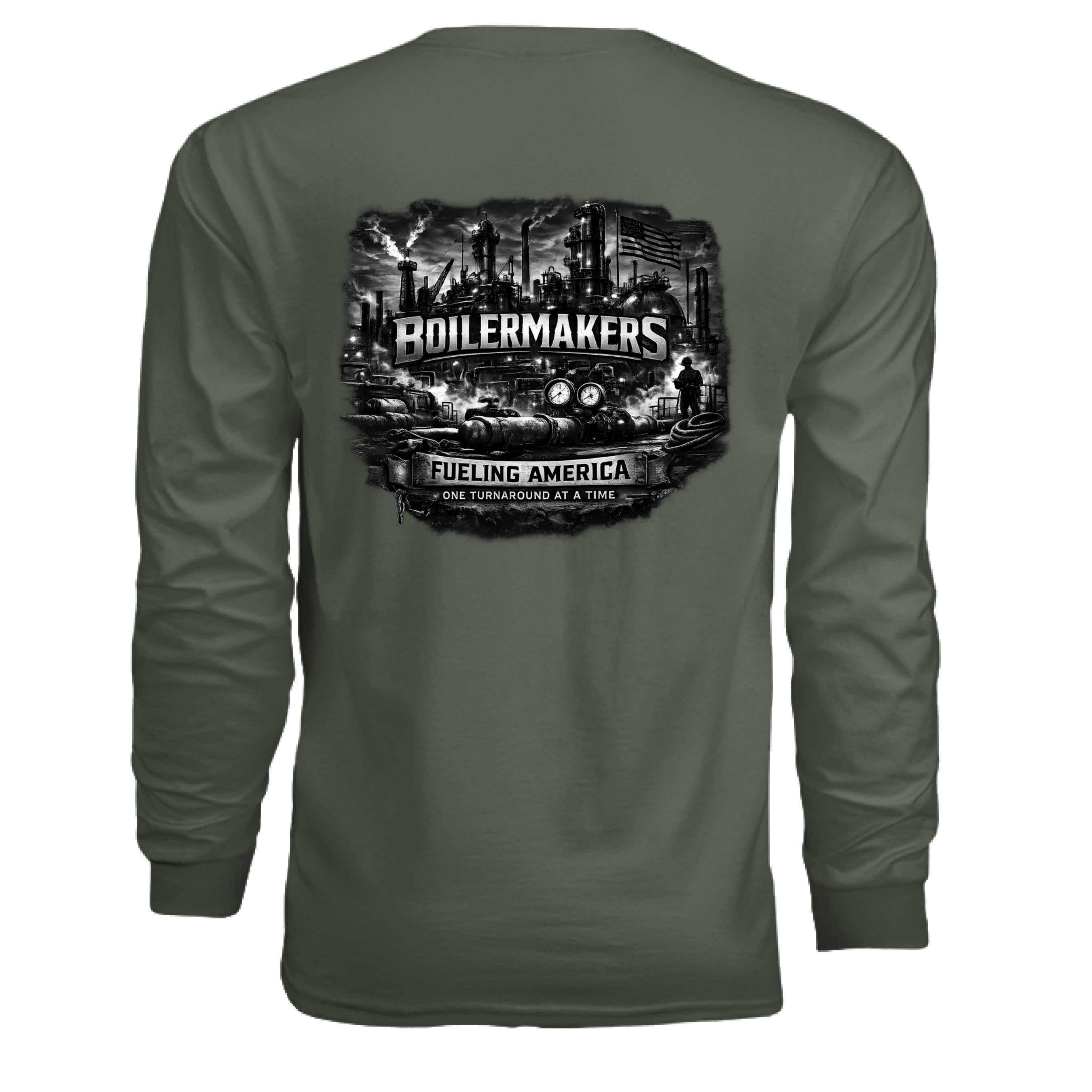 MILITARY GREEN - BACK