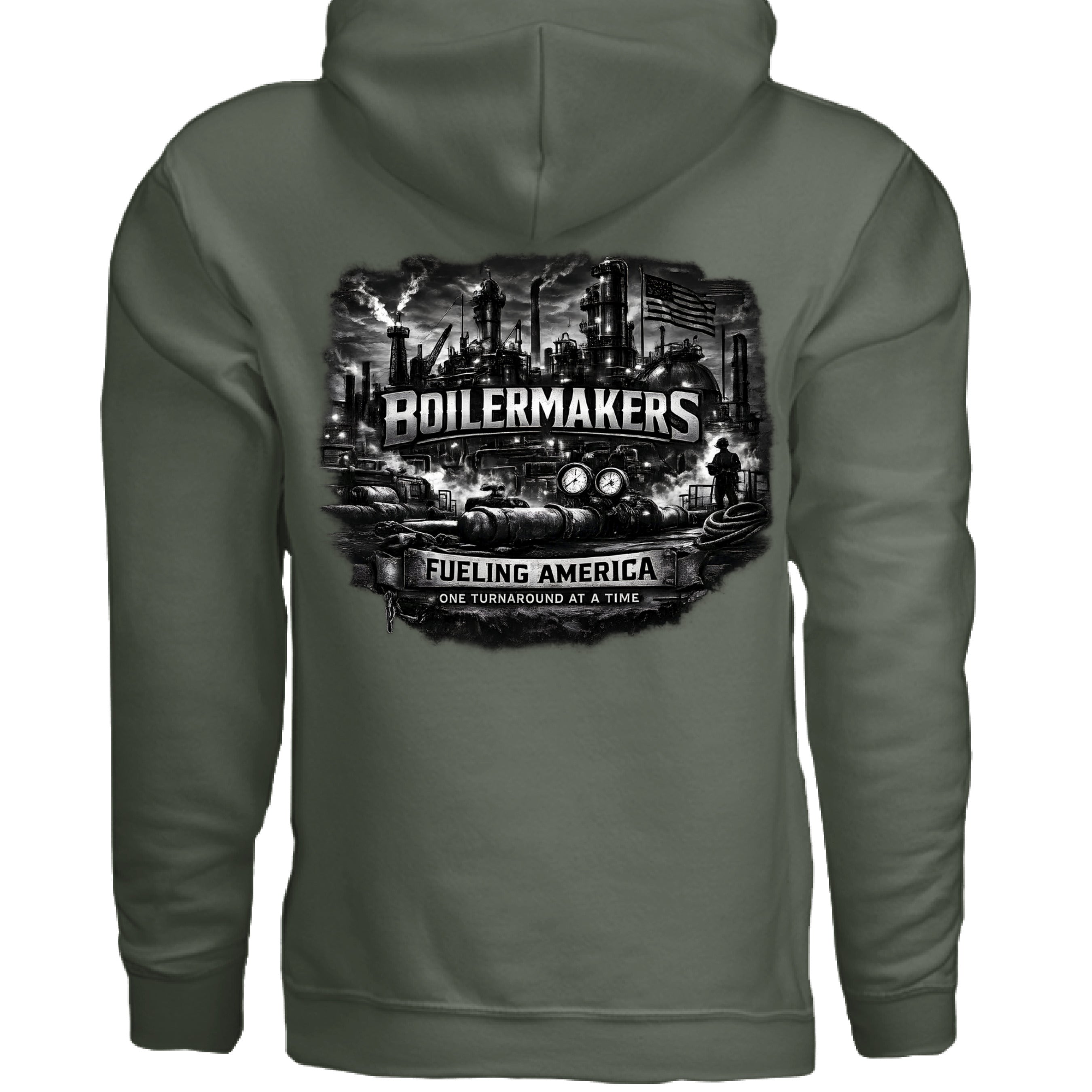 MILITARY GREEN - BACK