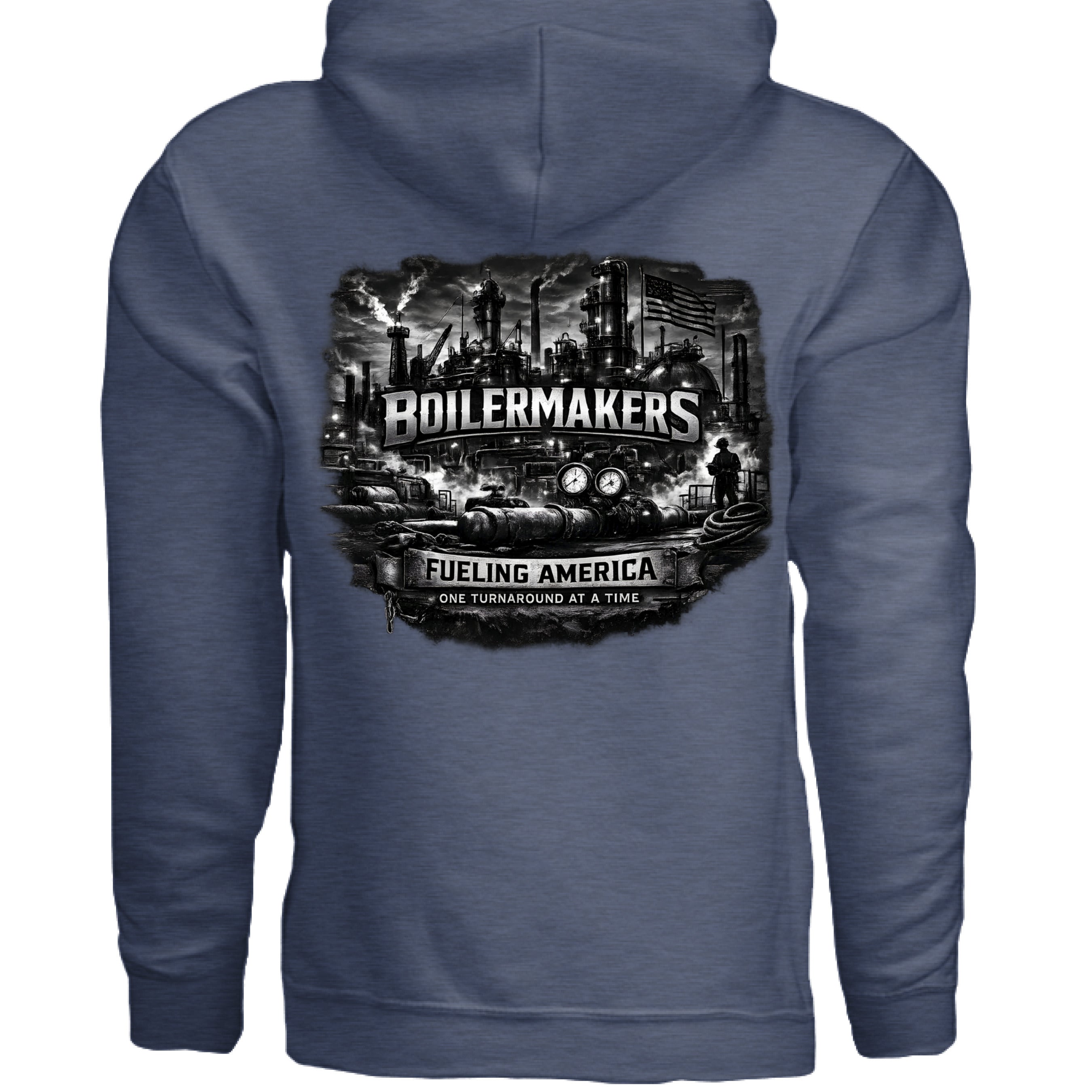 Heather Sport Dark Navy - BACK