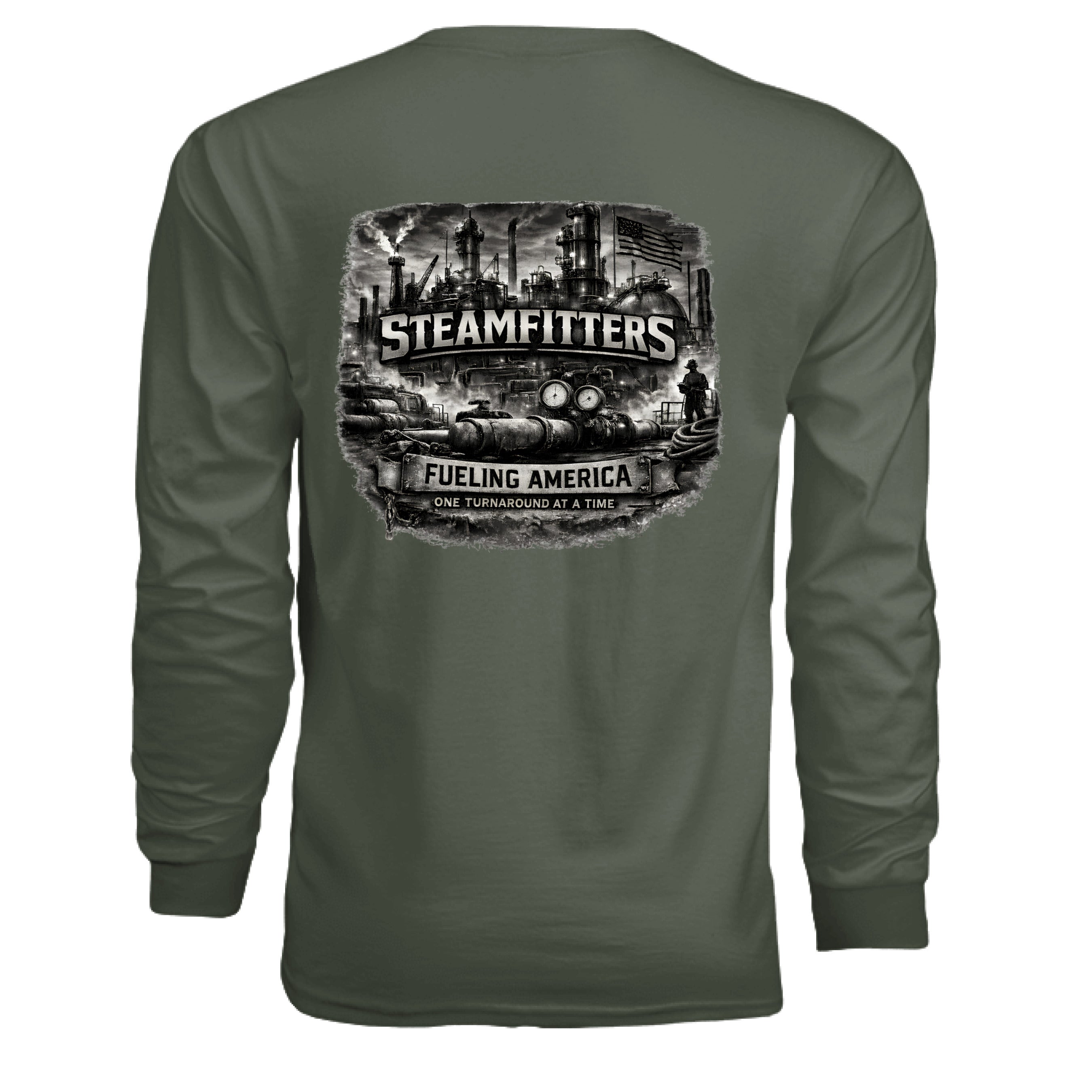 MILITARY GREEN - BACK