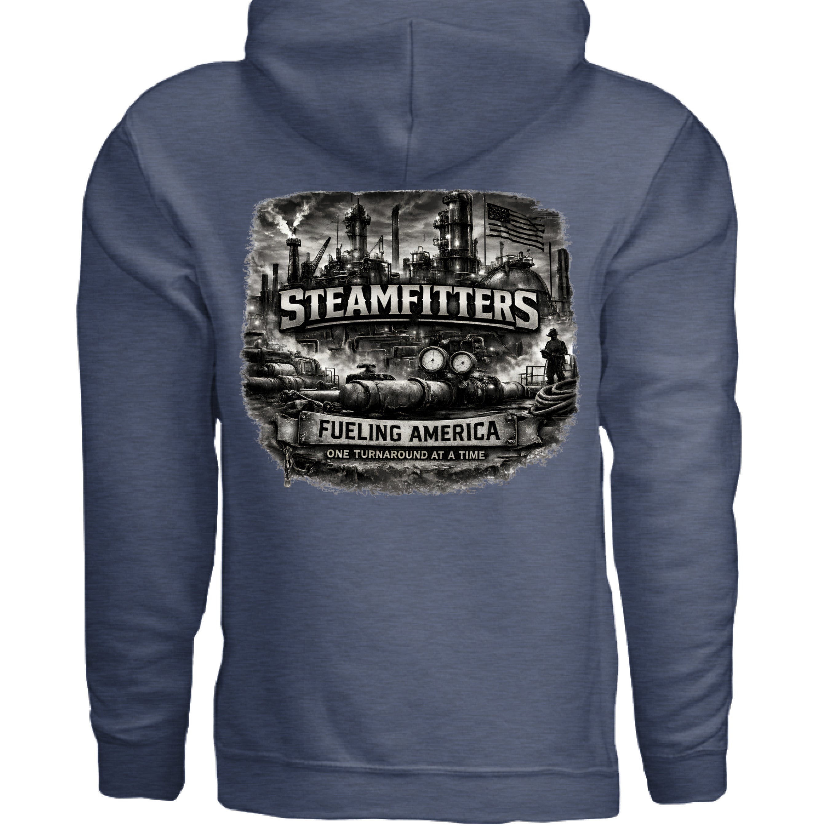 Heather Sport Dark Navy - BACK
