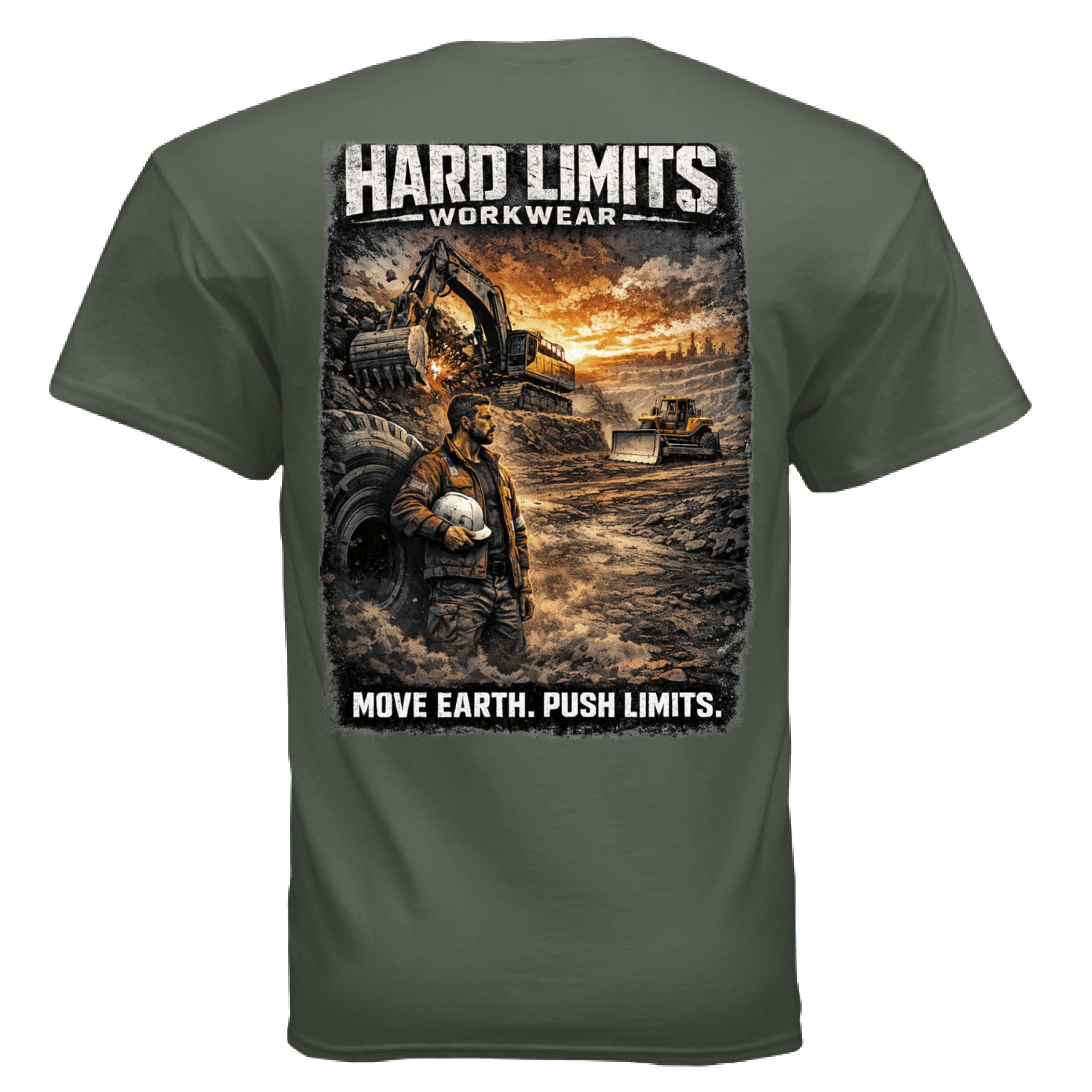 MILITARY GREEN - BACK