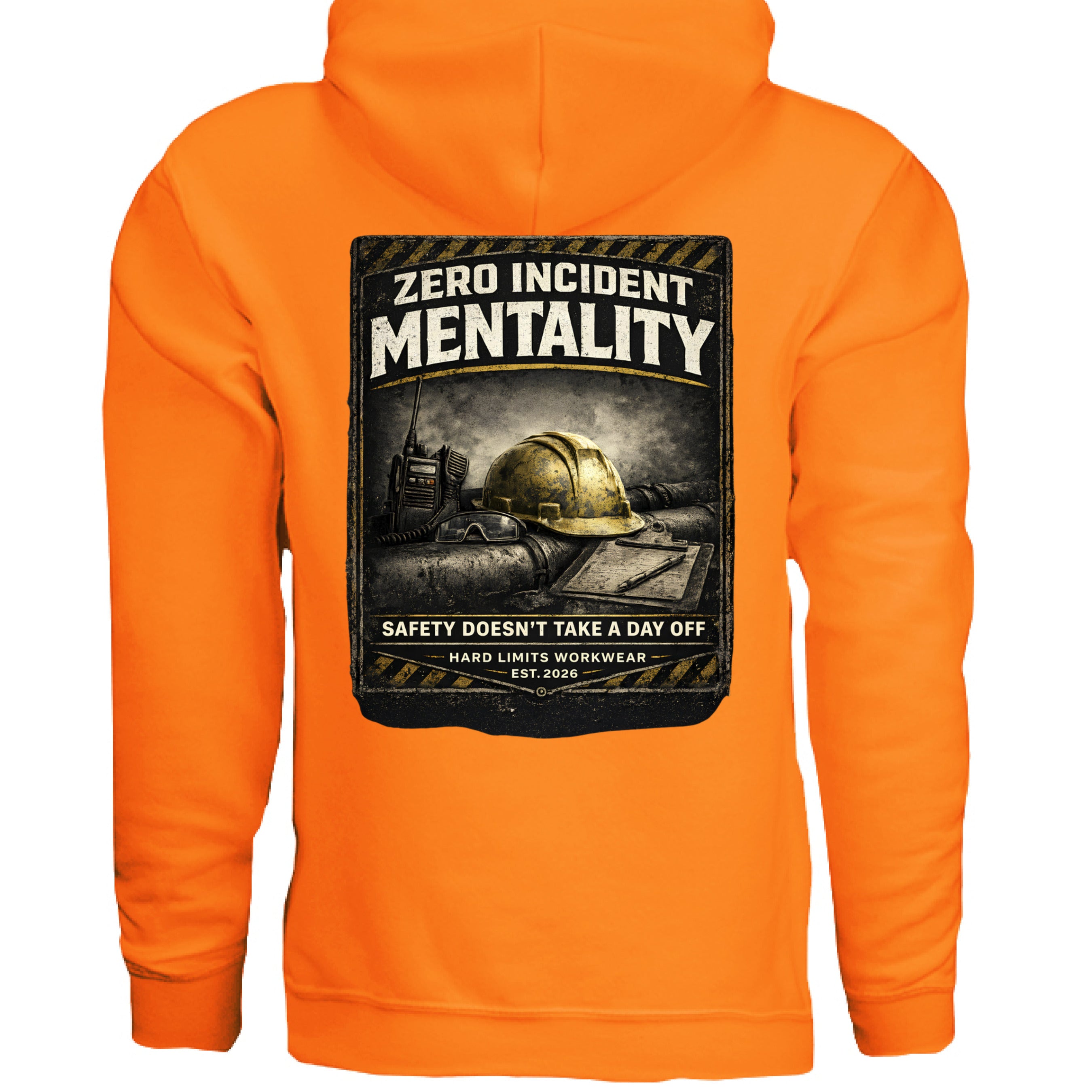SAFETY ORANGE - BACK