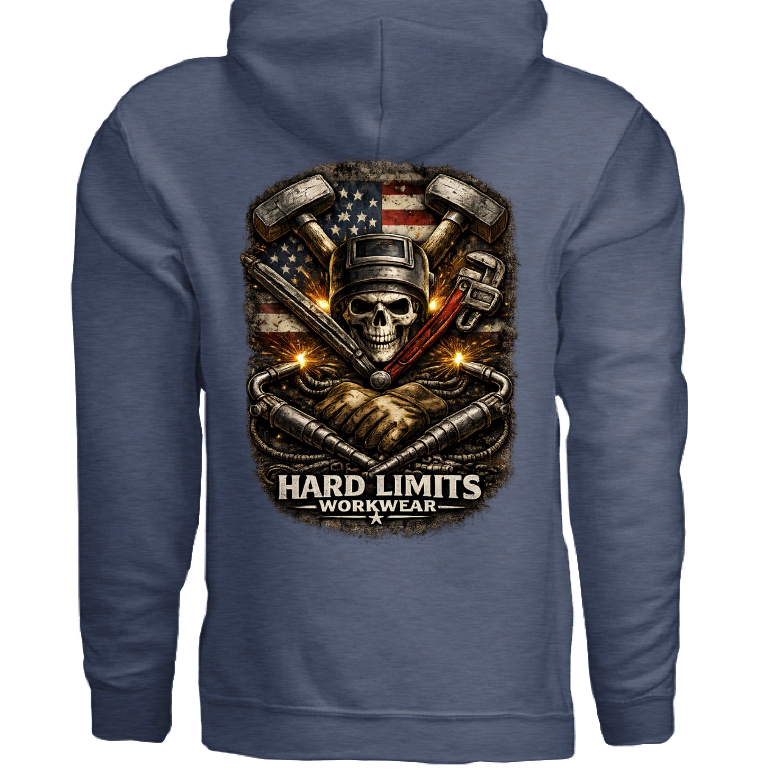 Heather Sport Dark Navy - BACK