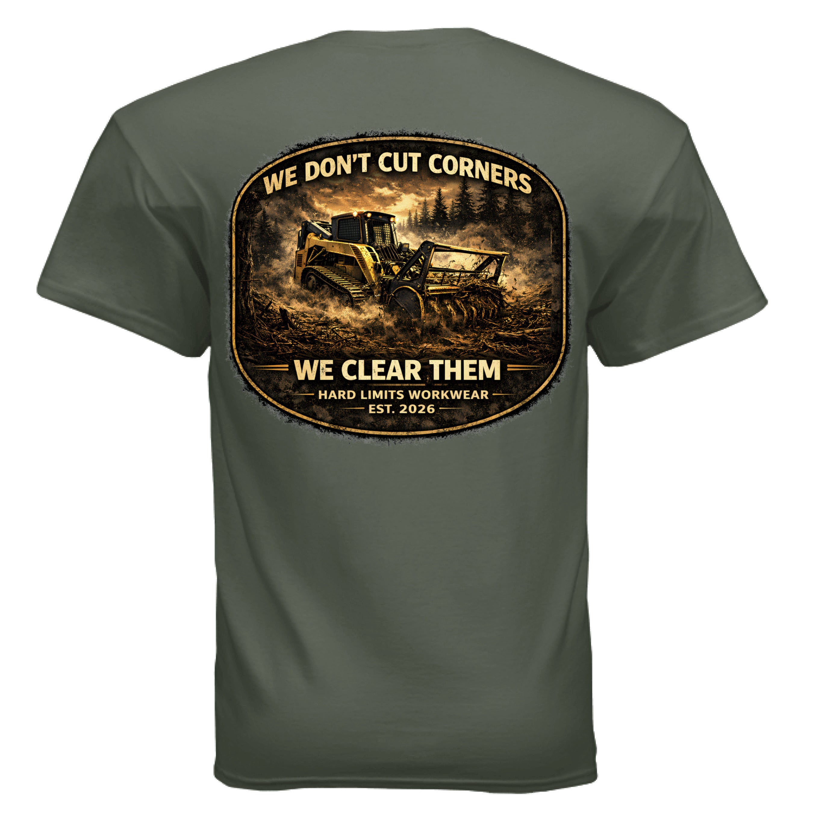 MILITARY GREEN - BACK