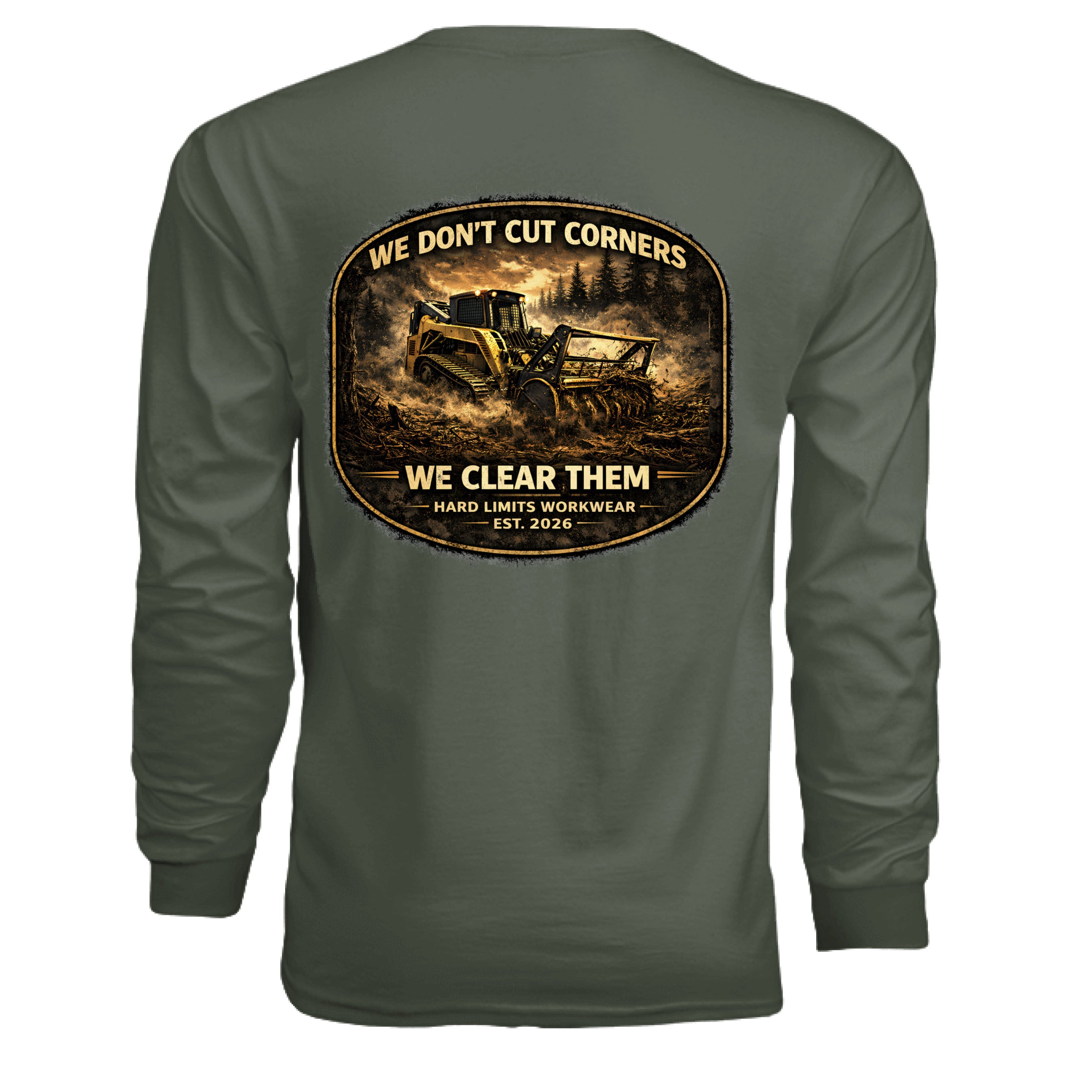 MILITARY GREEN - BACK