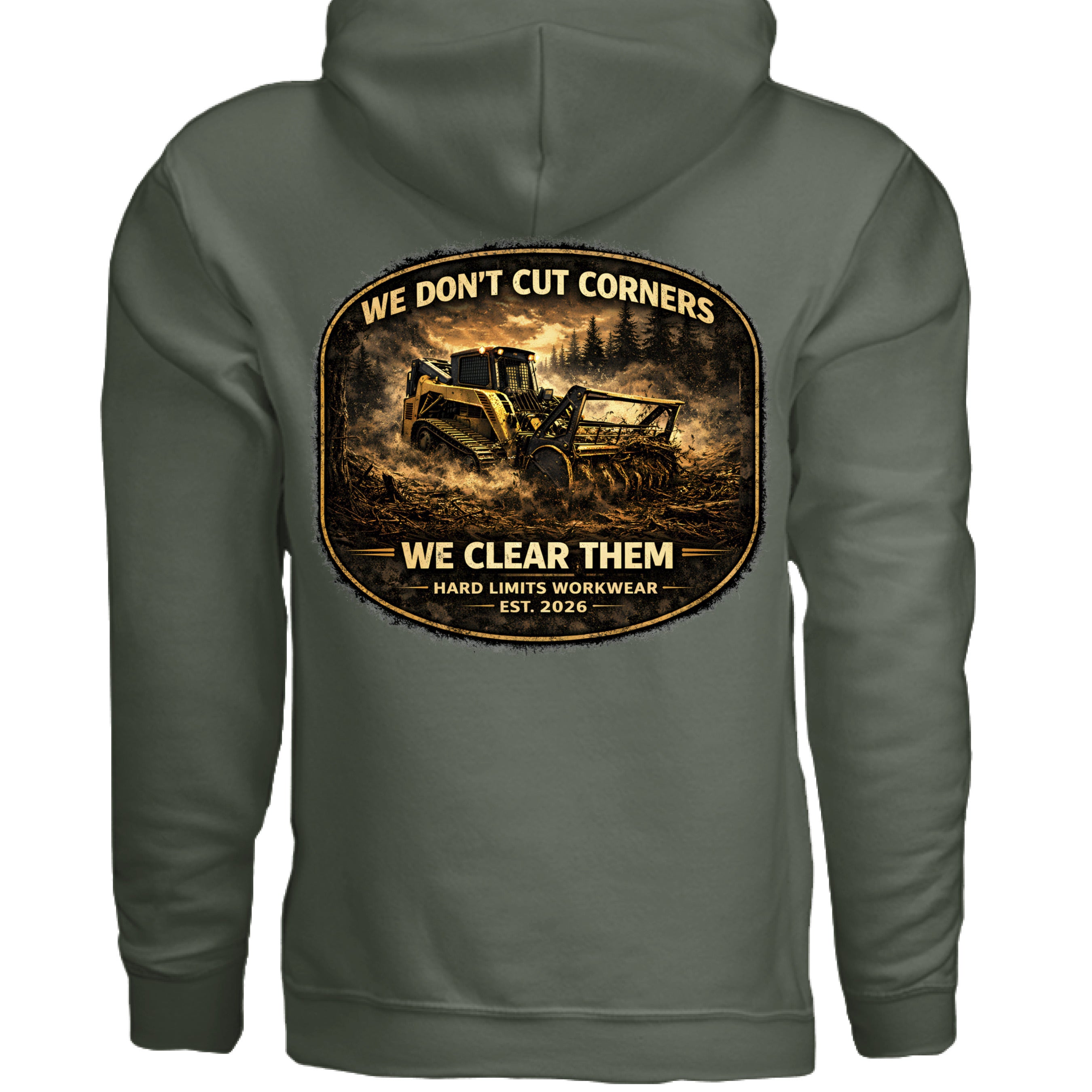 MILITARY GREEN - BACK