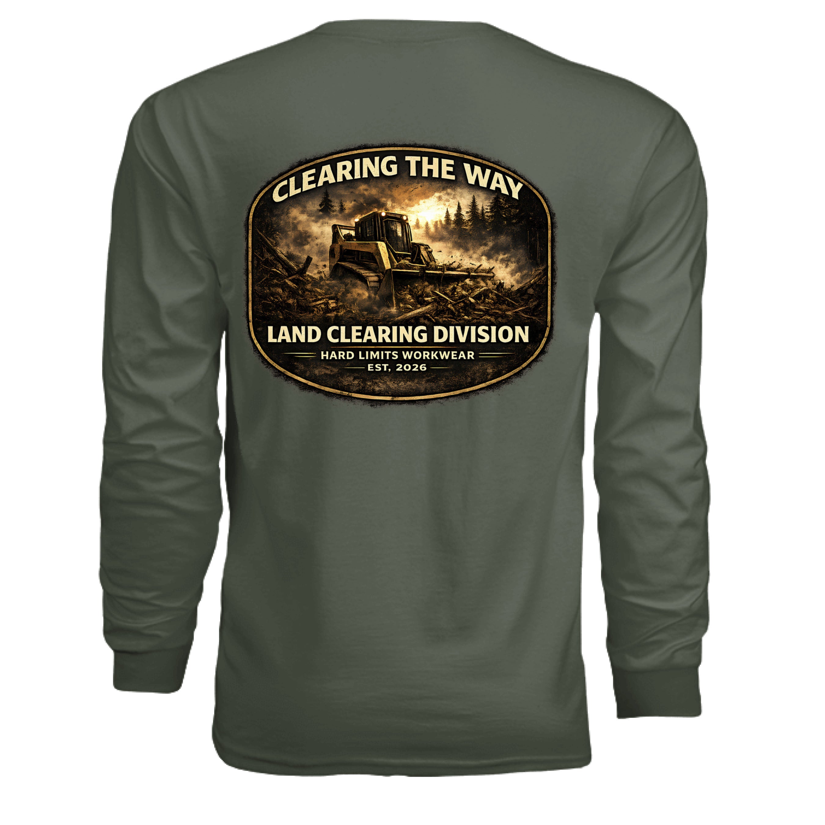 MILITARY GREEN - BACK