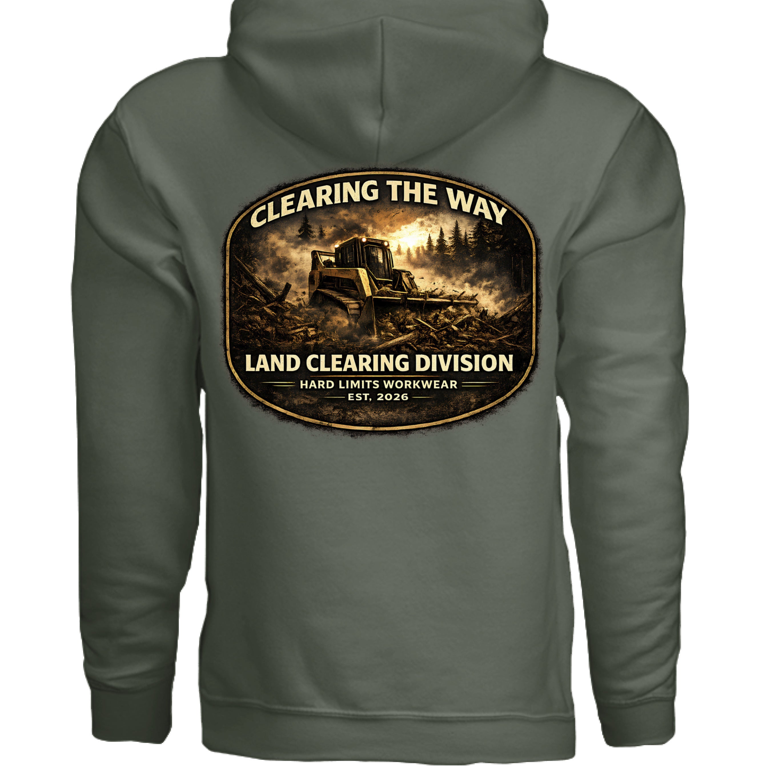 MILITARY GREEN - BACK