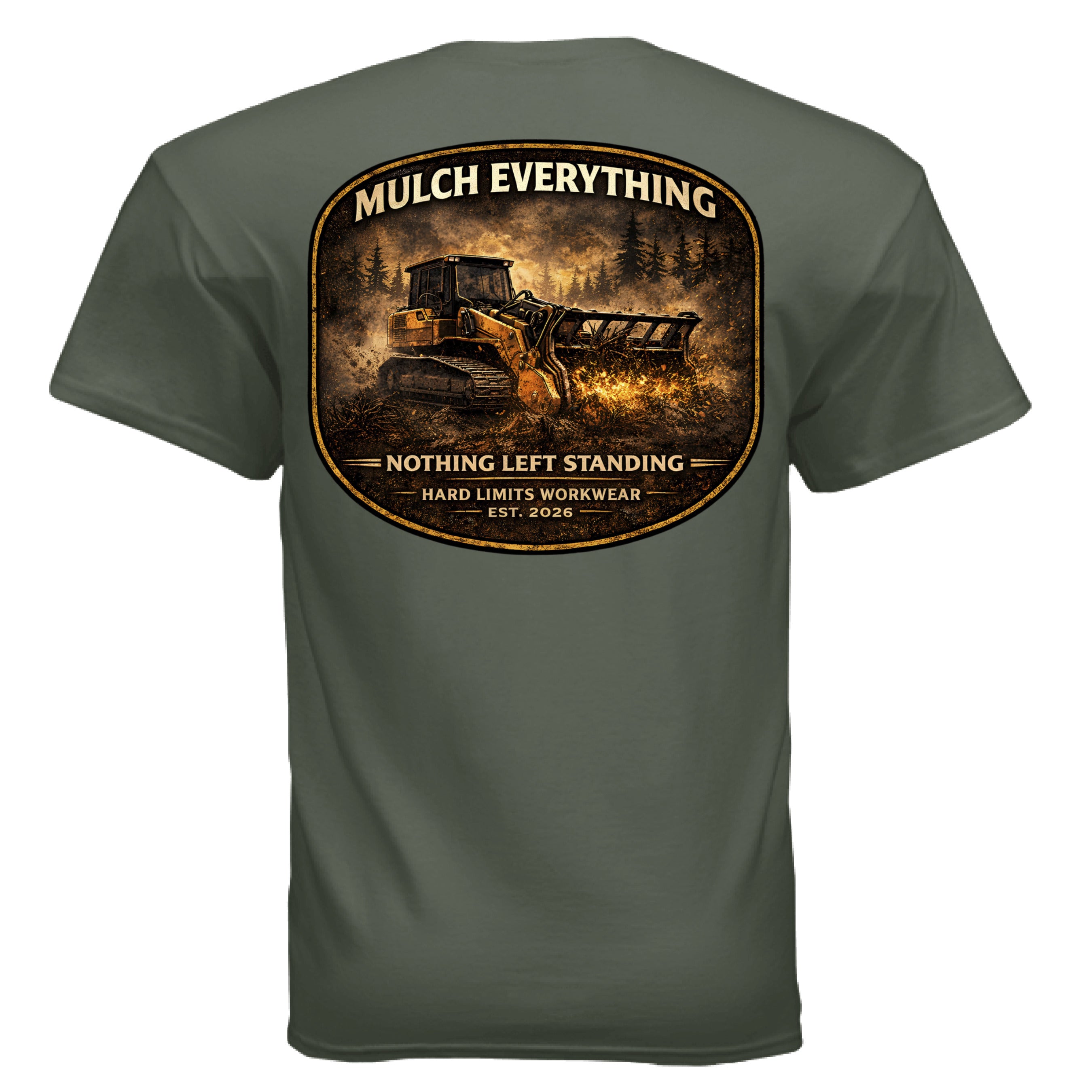 MILITARY GREEN - BACK