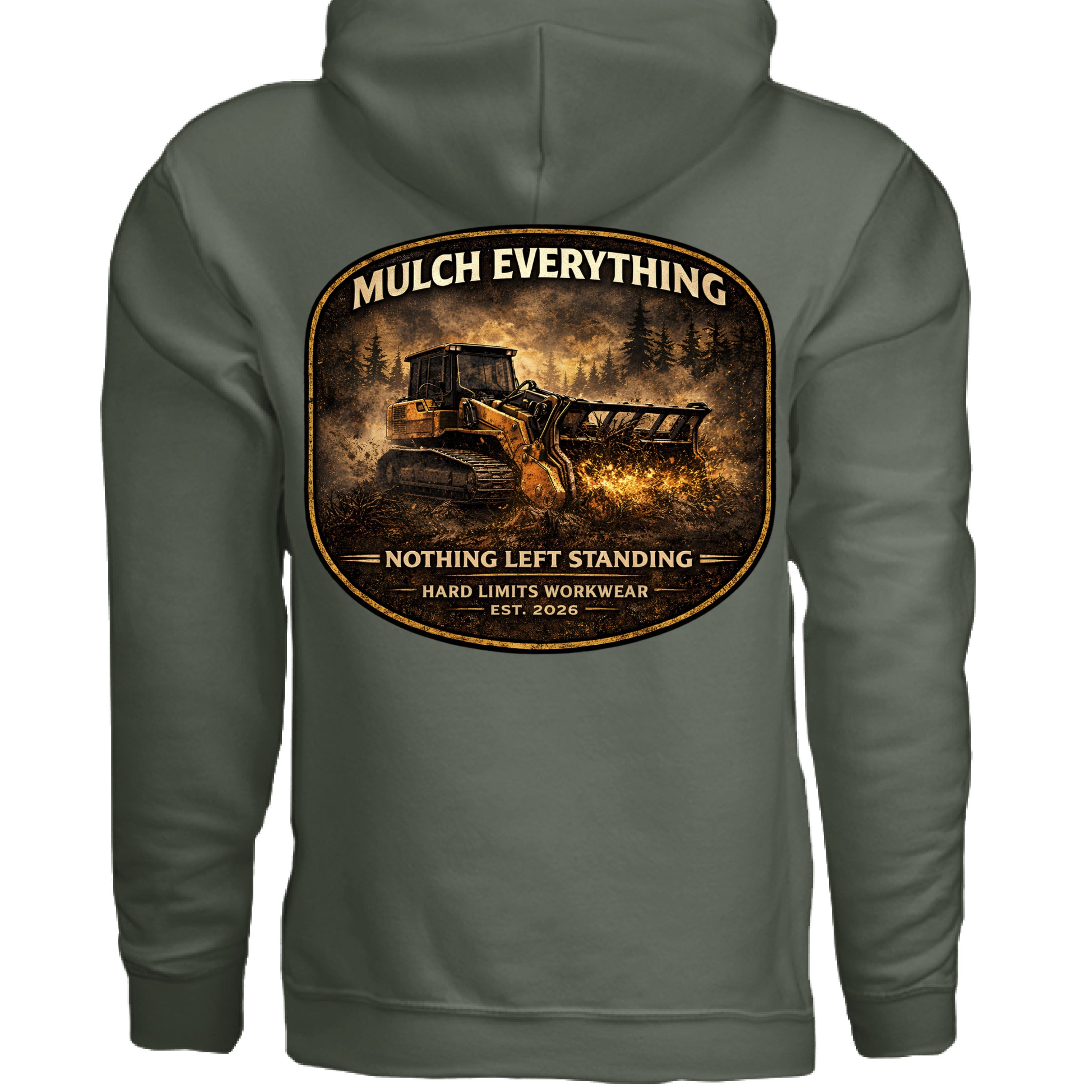 MILITARY GREEN - BACK