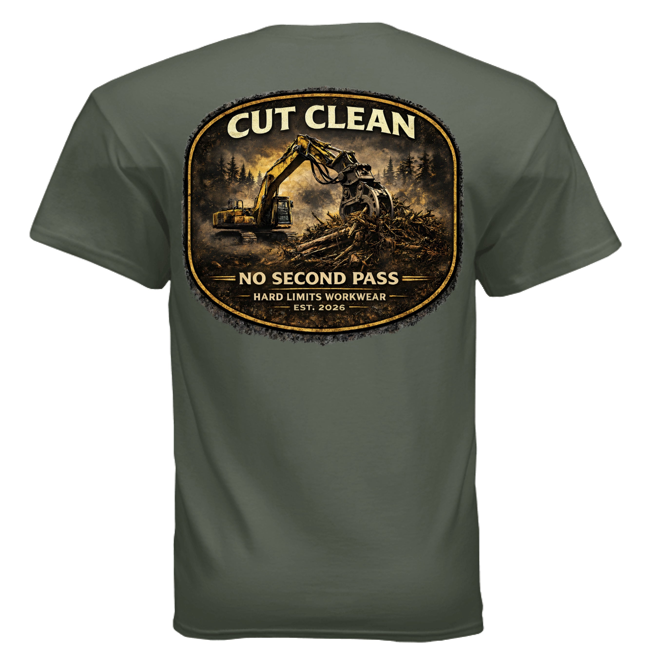 MILITARY GREEN - BACK