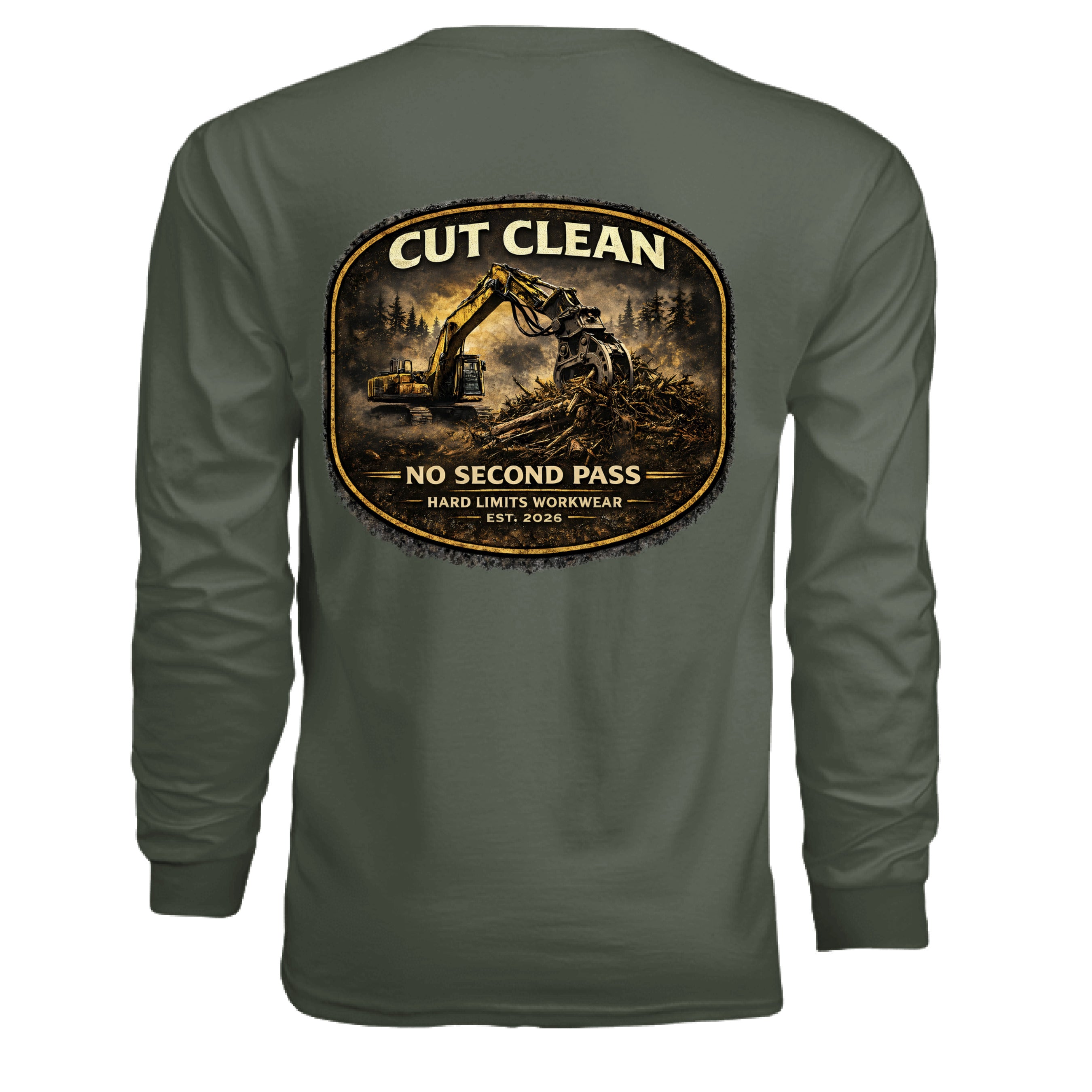 MILITARY GREEN - BACK