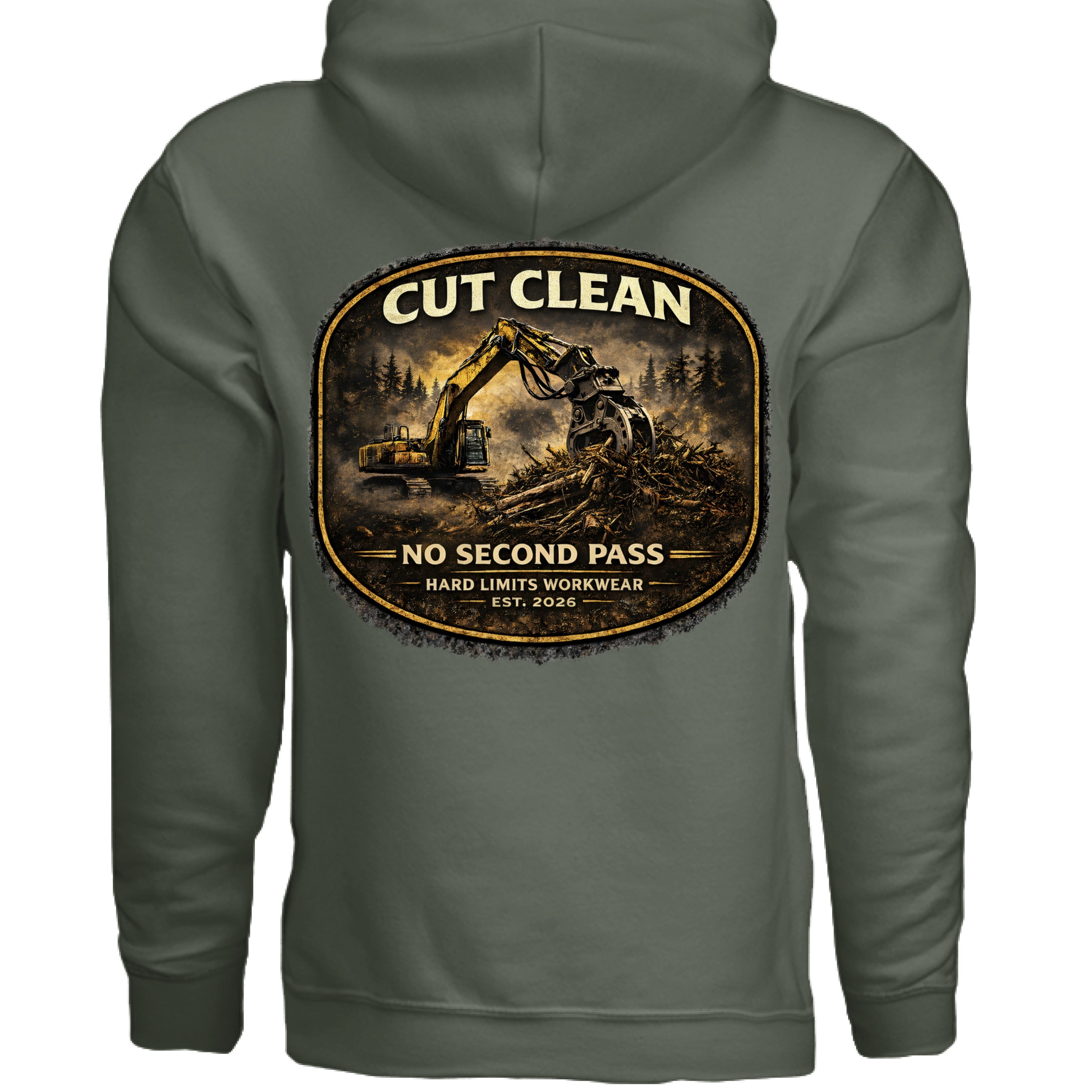 MILITARY GREEN - BACK
