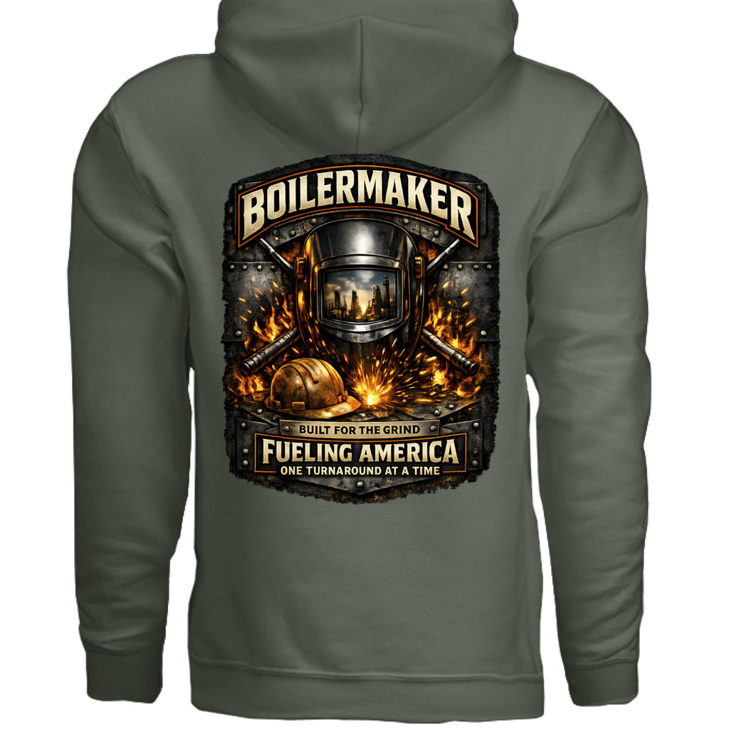 MILITARY GREEN - BACK